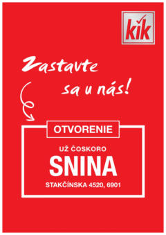 Náhľad Kik letáku platného od 17.03.2025