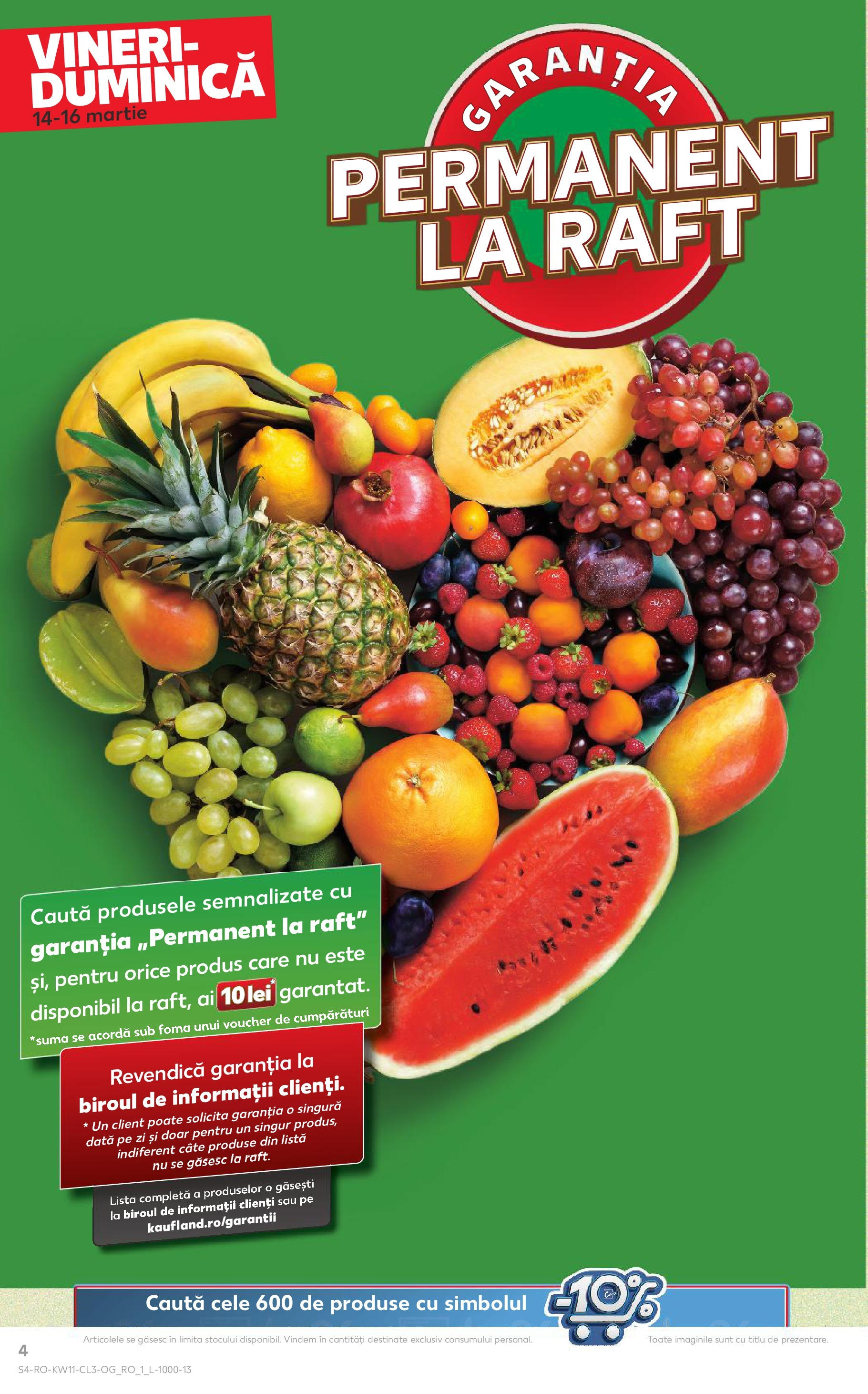 Catalog Kaufland - Bucureşti 14.03.2025 - Revista si Oferta | Pagină: 4 | Produse: Raft