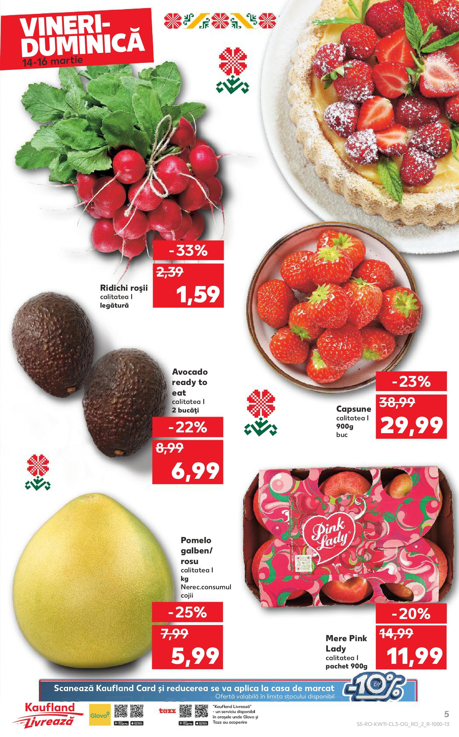 Catalog Kaufland - Bucureşti 14.03.2025 - Revista si Oferta | Pagină: 5 | Produse: Mere, Roșii, Sıcak çikolata, Avocado