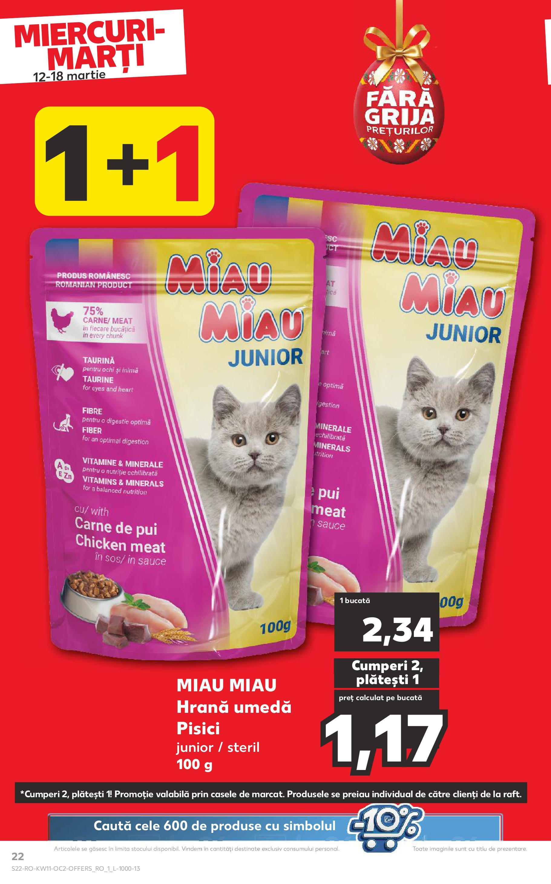 Catalog Kaufland - Bucureşti 12.03.2025 - Revista si Oferta | Pagină: 22 | Produse: Carne De Pui