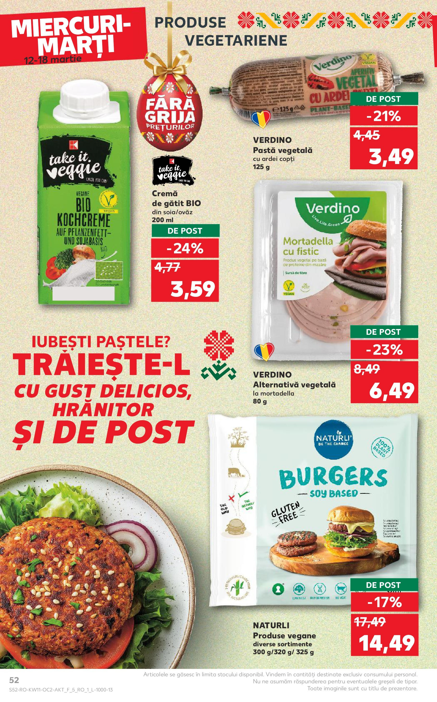 Catalog Kaufland - Bucureşti 12.03.2025 - Revista si Oferta | Pagină: 52 | Produse: Masaüstü kılıfı, Ardei, Cremă, Fistic