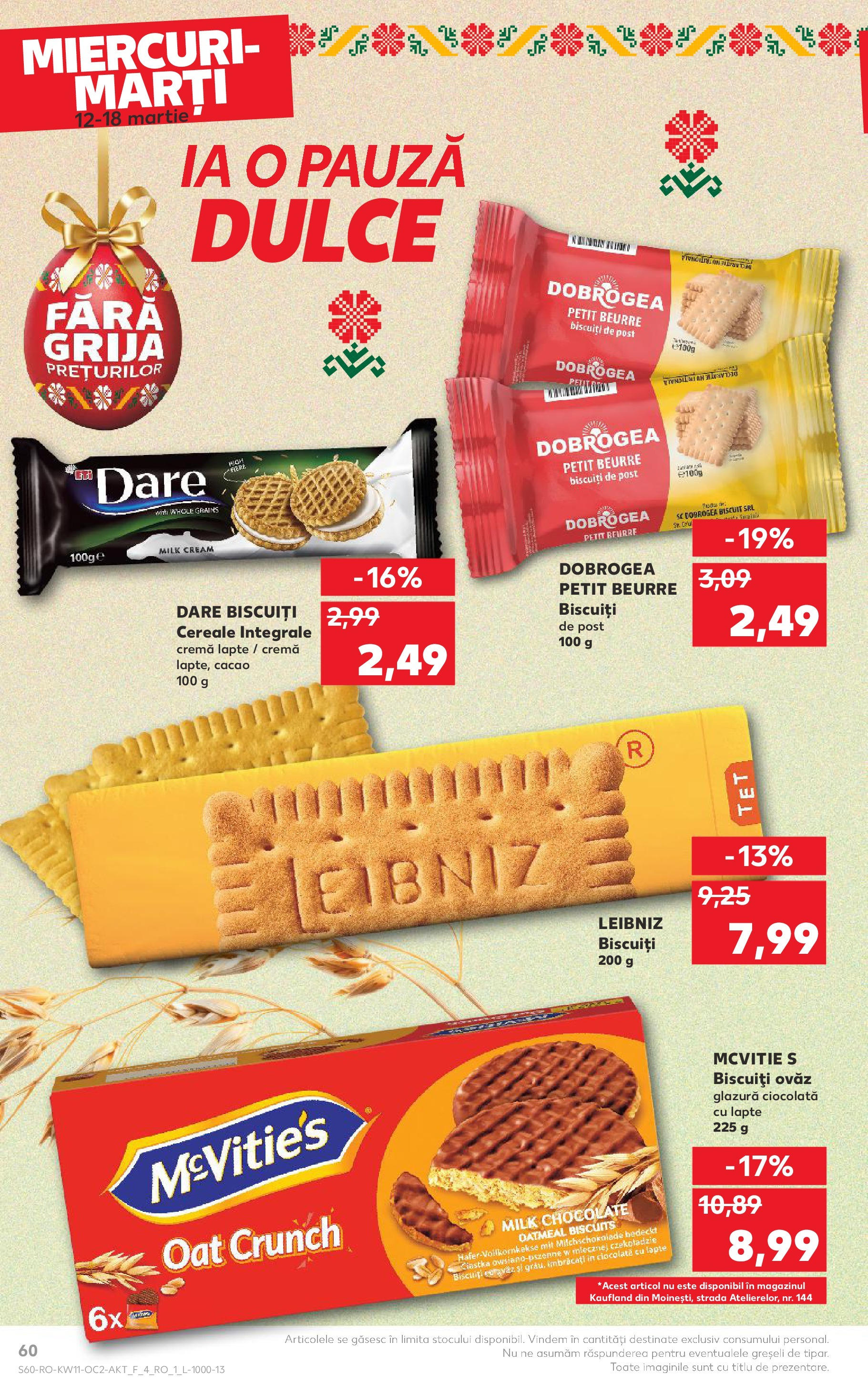 Catalog Kaufland - Bucureşti 12.03.2025 - Revista si Oferta | Pagină: 60 | Produse: Lapte, Cremă, Cereale, Biscuiți