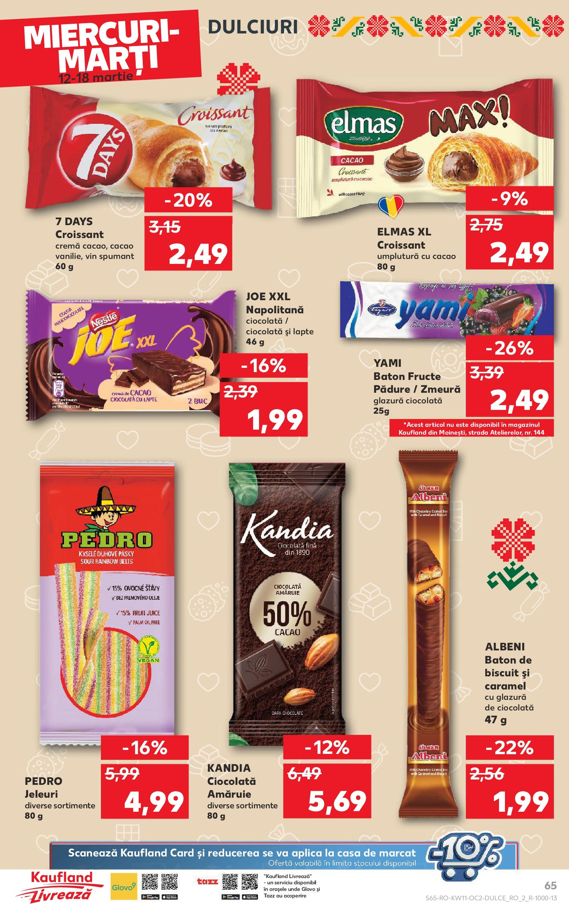 Catalog Kaufland - Bucureşti 12.03.2025 - Revista si Oferta | Pagină: 65 | Produse: Zmeură, Lapte, Cacao, Jeleuri