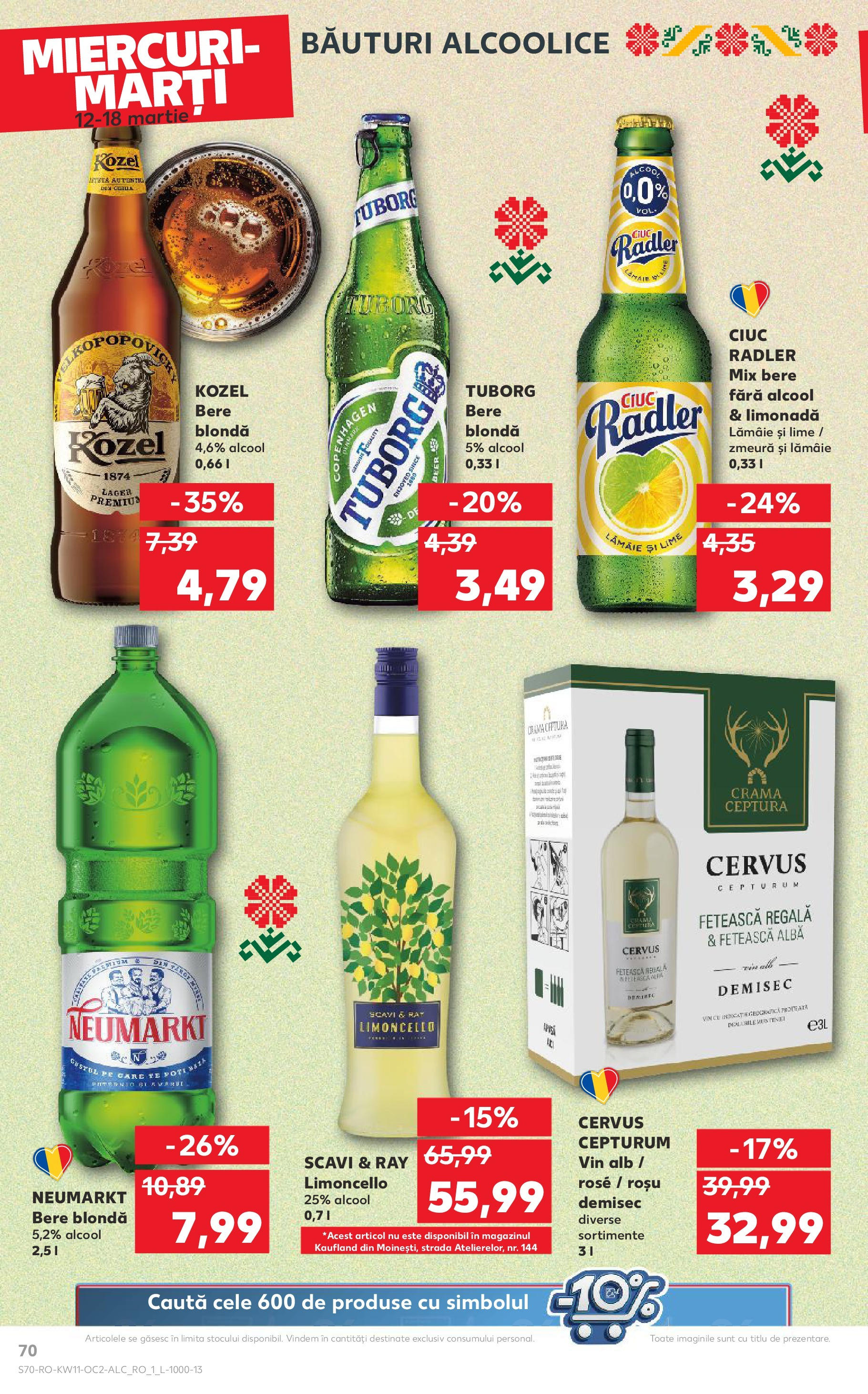 Catalog Kaufland - Bucureşti 12.03.2025 - Revista si Oferta | Pagină: 70 | Produse: Lime, Zmeură, Vin, Lămâie