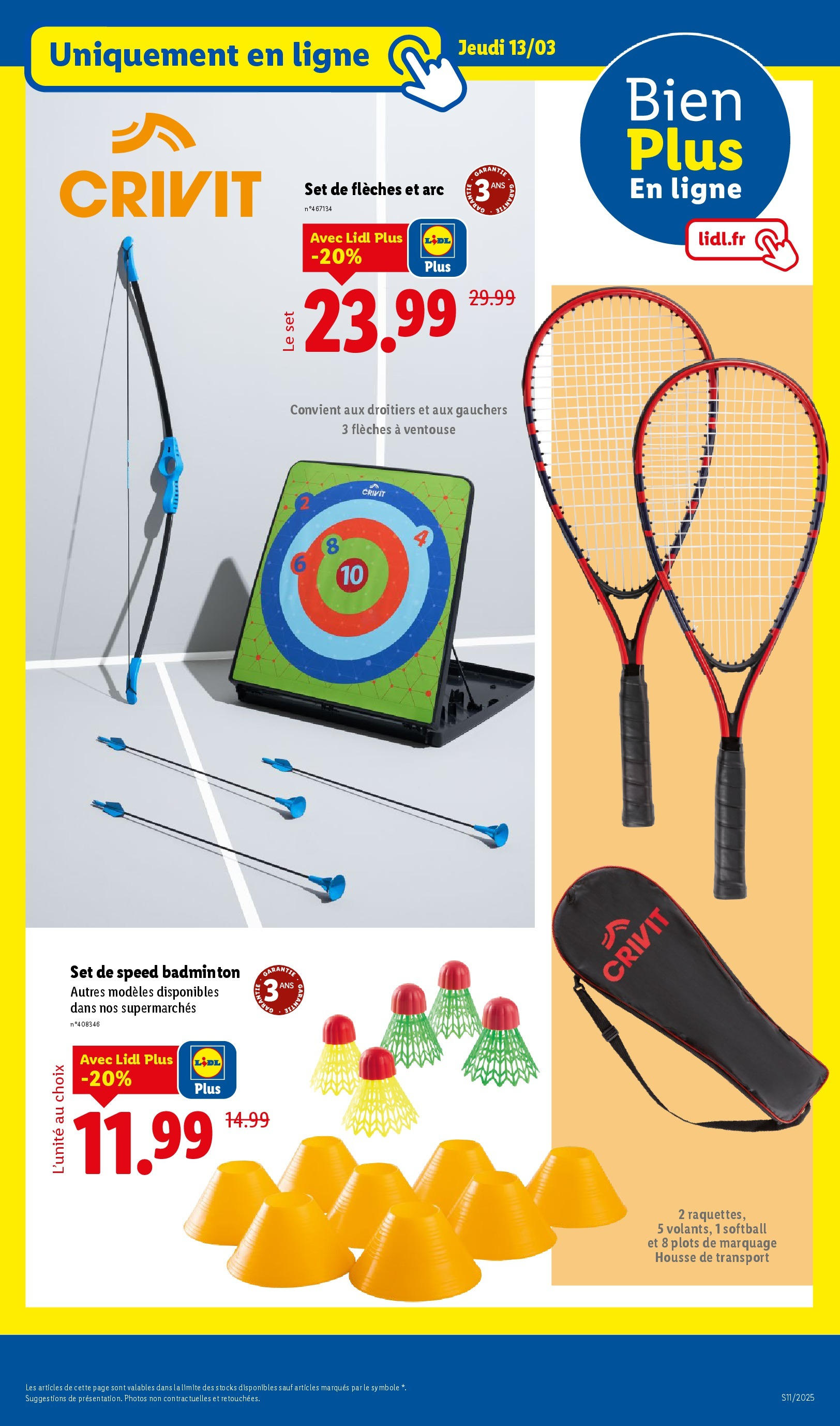 Catalogue LIDL du 12/03/2025 | Promo prospectus en ligne | Page: 47 | Produits: Plots