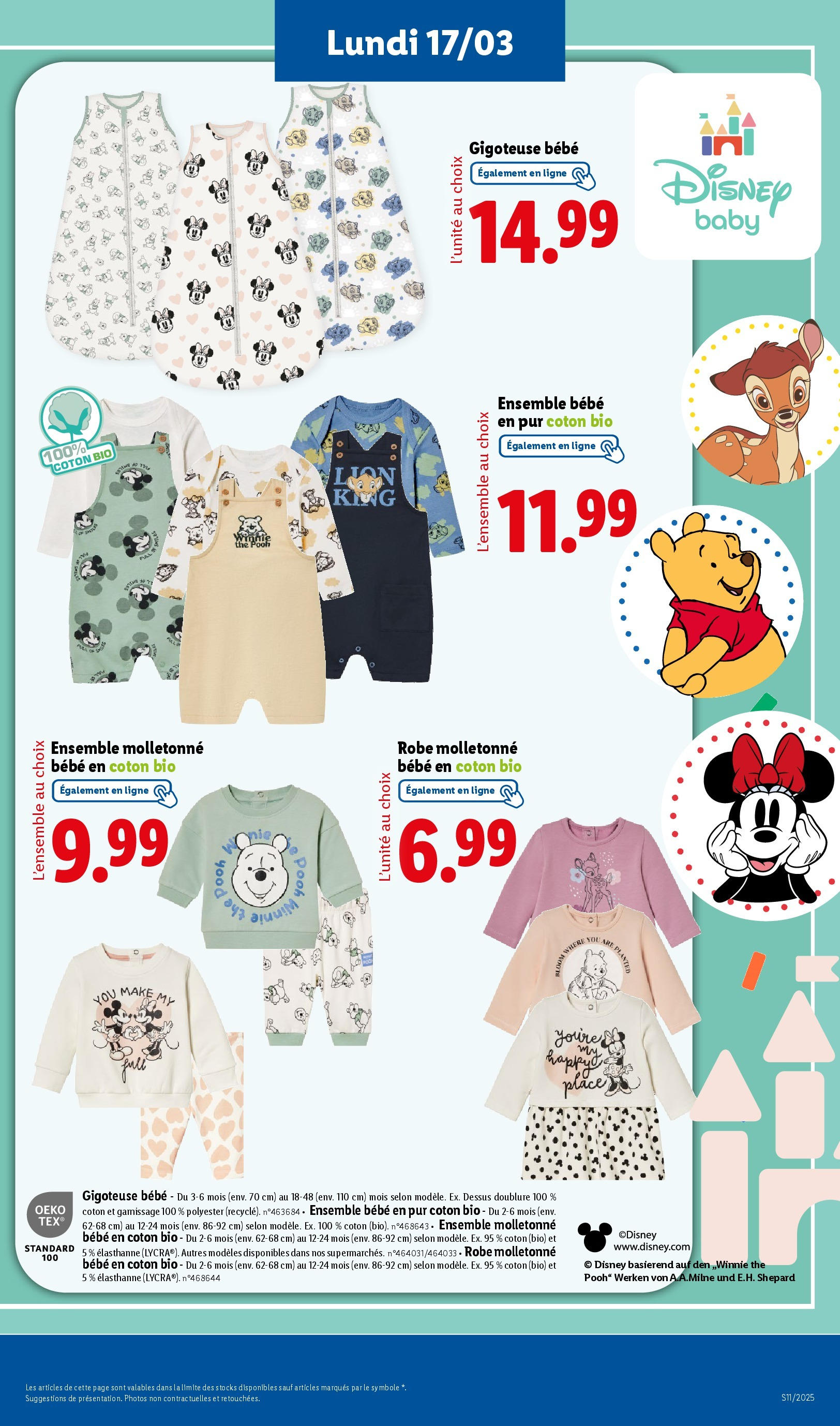 Catalogue LIDL du 12/03/2025 | Promo prospectus en ligne | Page: 63 | Produits: Robe, Coton, Thé