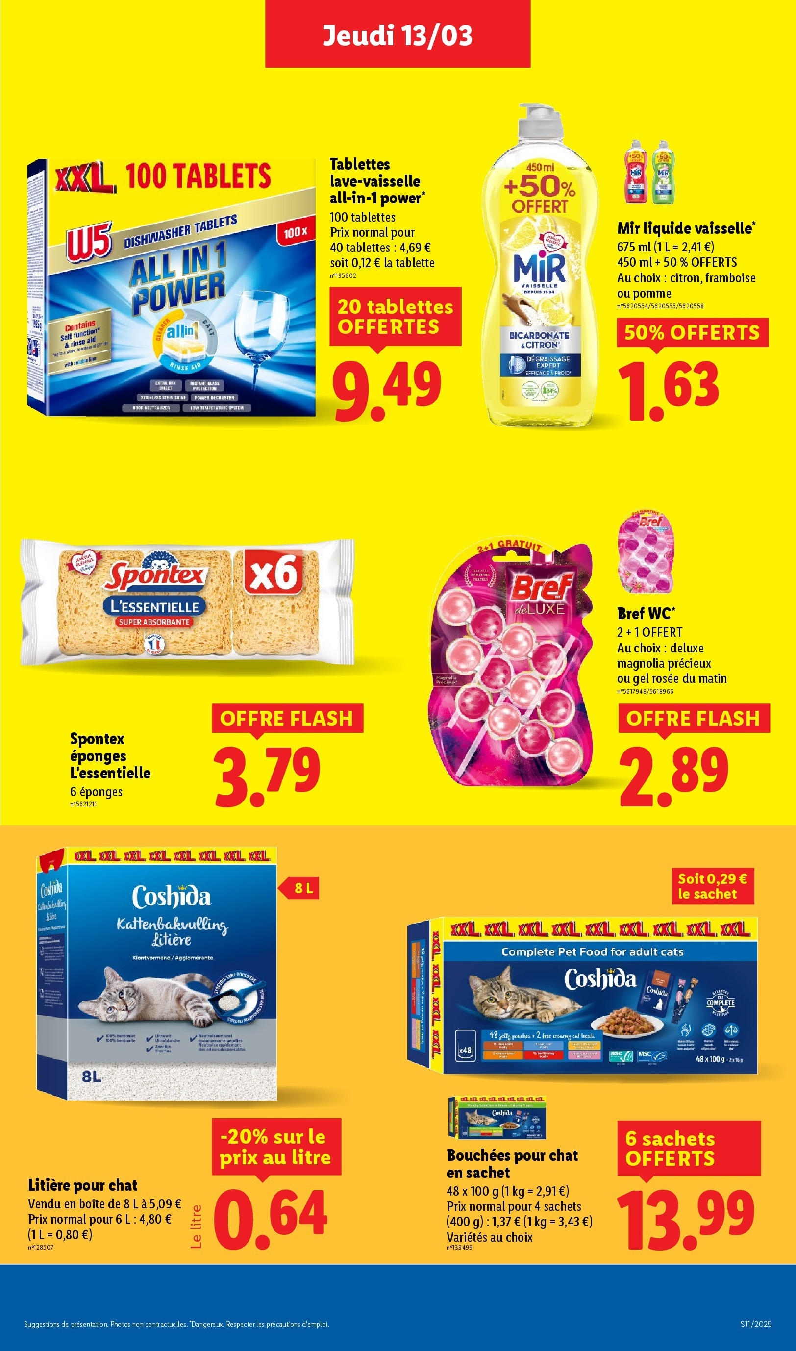 Catalogue LIDL du 12/03/2025 | Promo prospectus en ligne | Page: 25 | Produits: Tablette, Framboise, Pomme, Litière