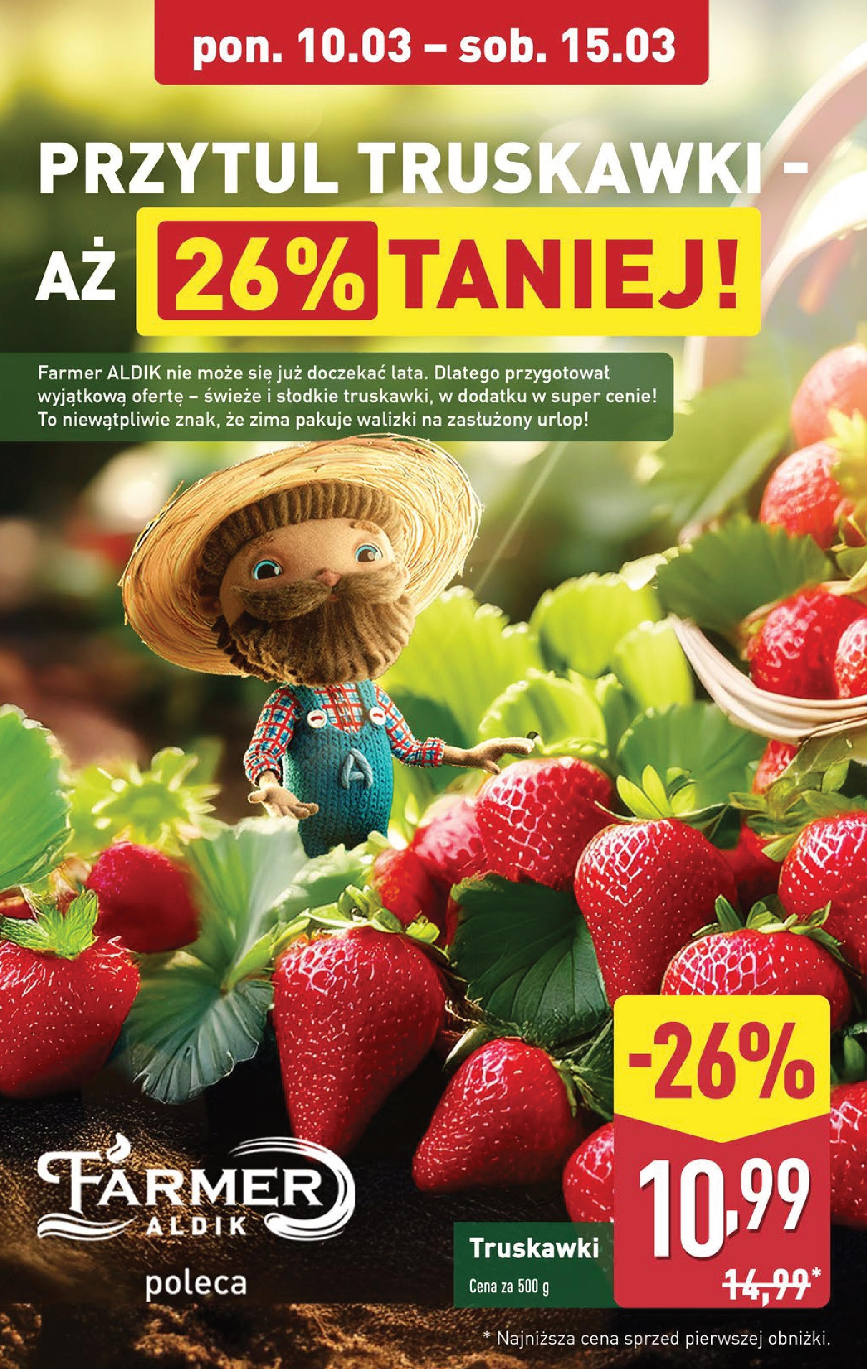 Aldi Gazetka od 10.03.2025 - Ulotka PDF, promocje | Strona: 4 | Produkty: Walizki, Truskawki