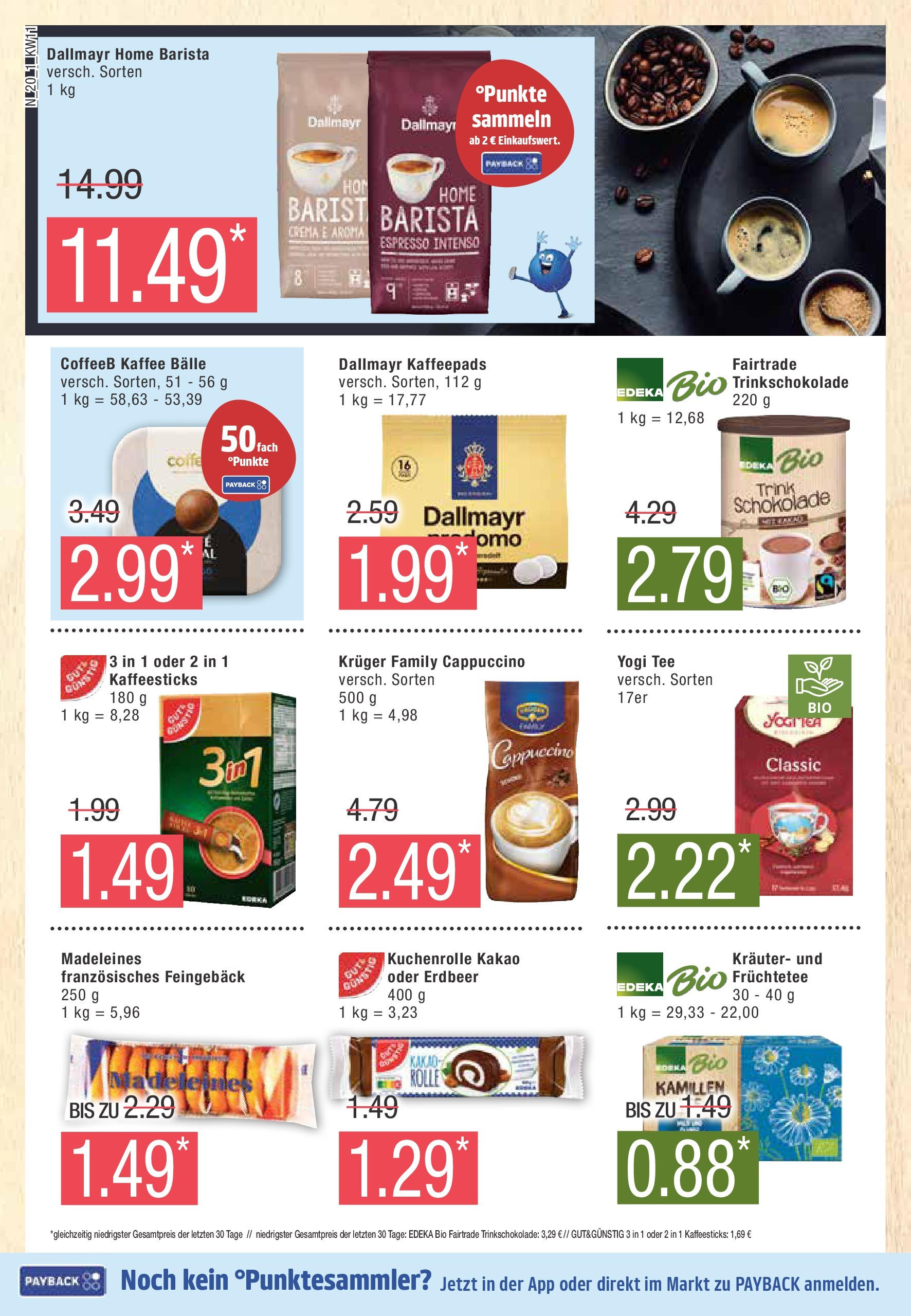 Marktkauf - Marktkauf: Wochenangebote (ab 09.03.2025) » Angebote online | Seite: 20 | Produkte: Kaffee, Schokolade, Tee, Küchenrolle