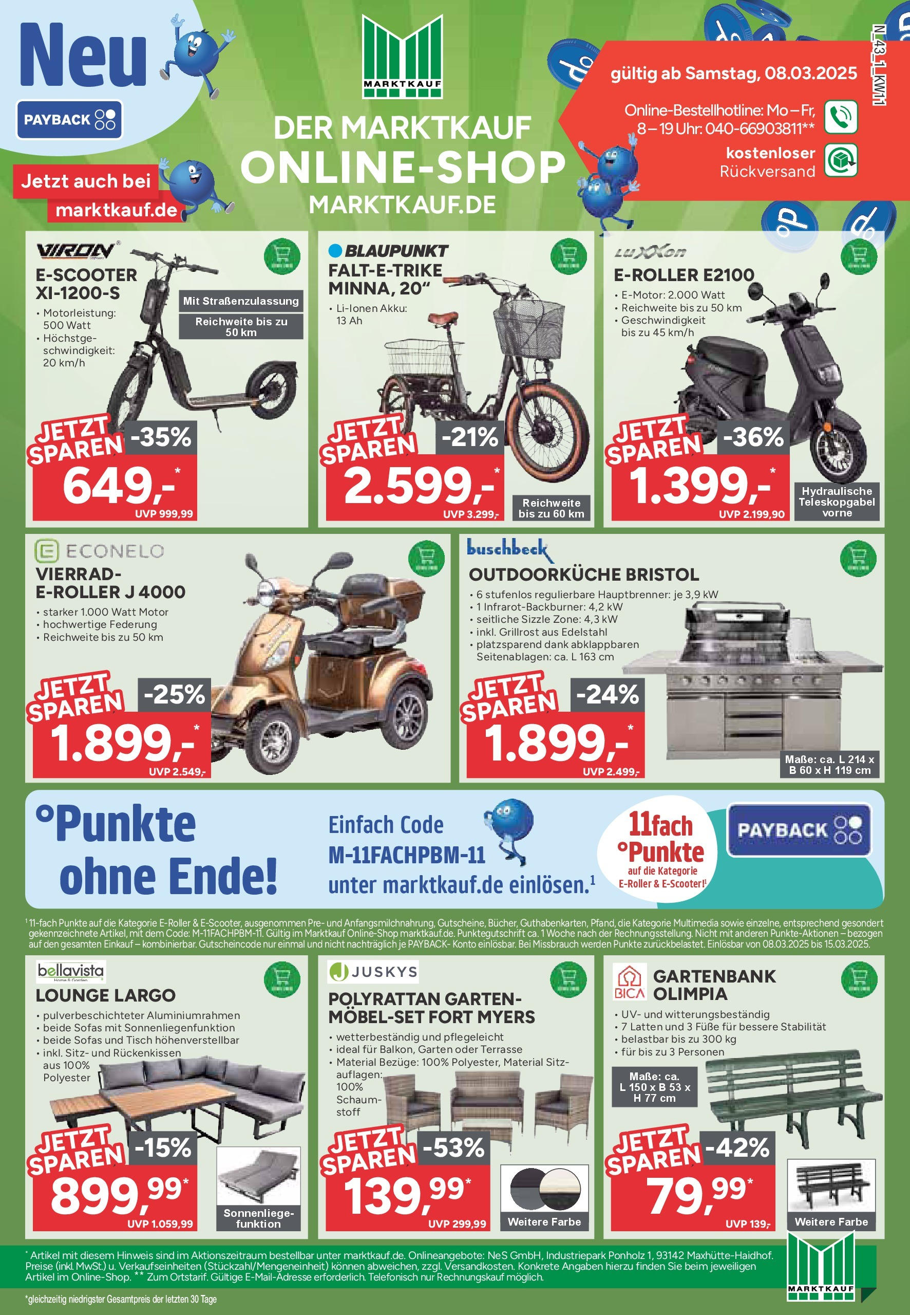 Marktkauf - Marktkauf: Wochenangebote (ab 09.03.2025) » Angebote online | Seite: 43 | Produkte: Tisch, Uhr