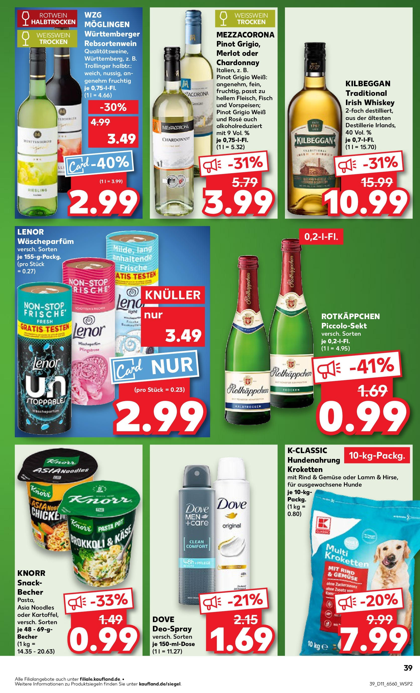 Kaufland - Kaufland: Wochenangebote (ab 12.03.2025) » Angebote Online zum Blättern | Seite: 39 | Produkte: Brokkoli, Zucker, Deospray, Rotkäppchen