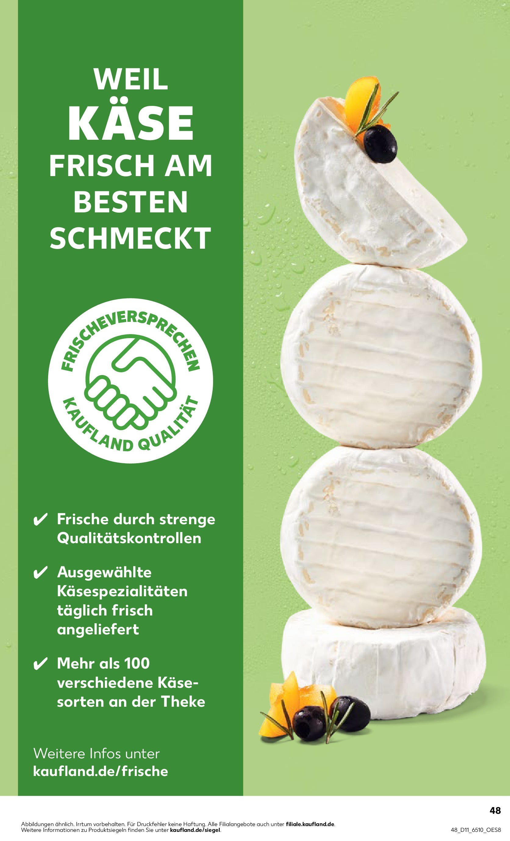 Kaufland - Oberhausen, Concordiastraße 32 (ab 13.03.2025) » Angebote Online zum Blättern | Seite: 48 | Produkte: Käse, Theke