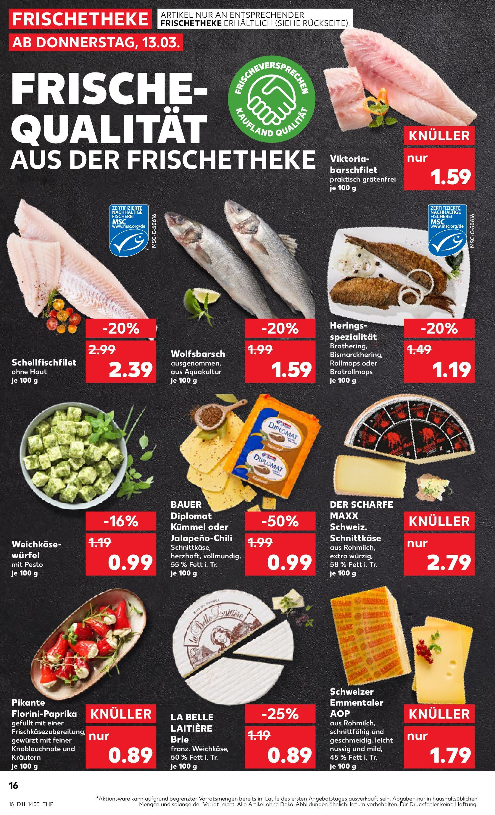 Kaufland - Oberhausen, Concordiastraße 32 (ab 13.03.2025) » Angebote Online zum Blättern | Seite: 16