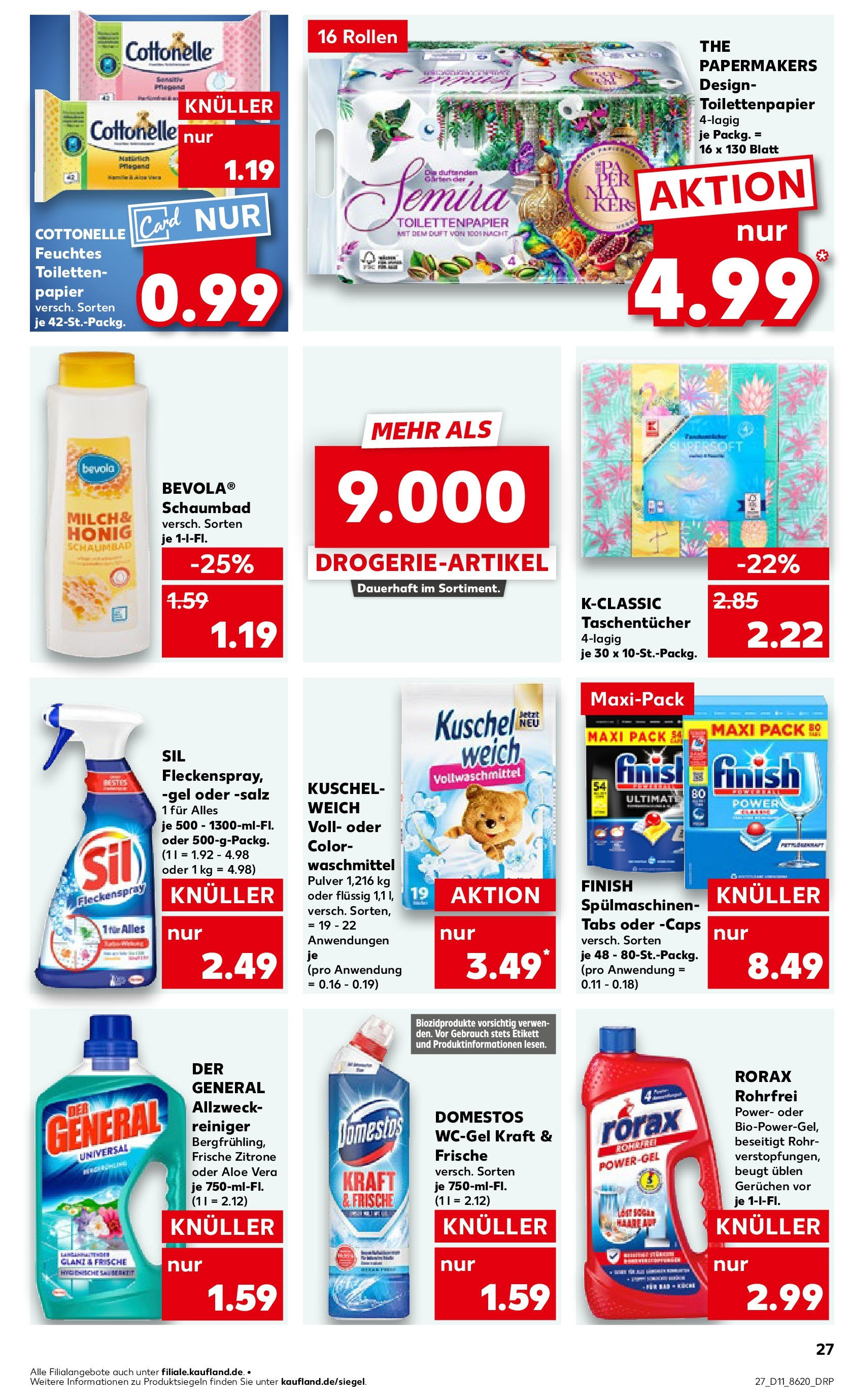 Kaufland - Oberhausen, Concordiastraße 32 (ab 13.03.2025) » Angebote Online zum Blättern | Seite: 27 | Produkte: Duft, Finish, Waschmittel, Zitrone