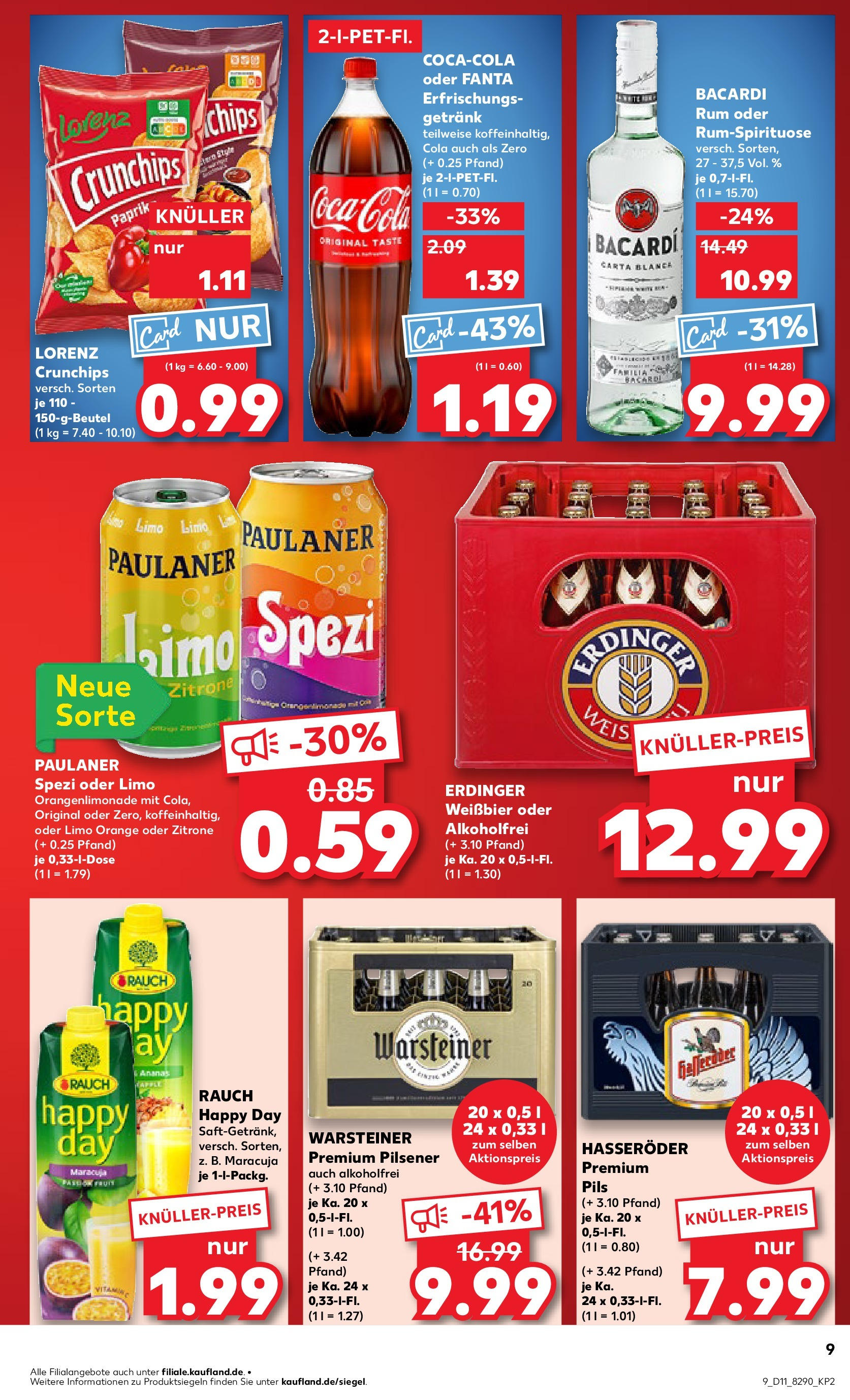 Kaufland - Kaufland: Wochenangebote (ab 12.03.2025) » Angebote Online zum Blättern | Seite: 9 | Produkte: Ananas, Zitrone, Hasseröder, Chips