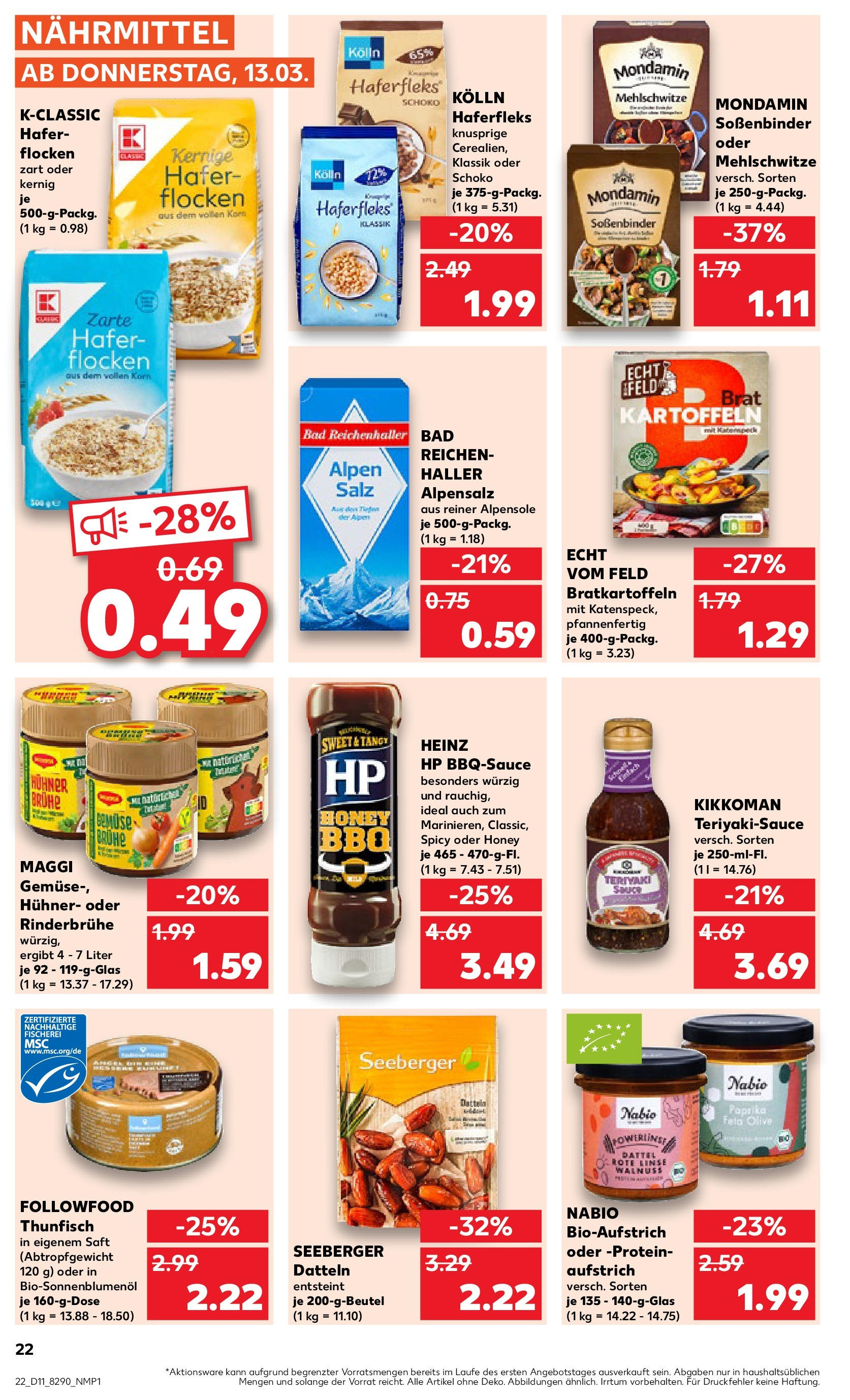 Kaufland - Kaufland: Wochenangebote (ab 12.03.2025) » Angebote Online zum Blättern | Seite: 22 | Produkte: HP, Bad, Paprika, Saft