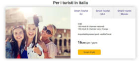 Per i turisti in italia