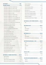 Catalogo Batteries and Power