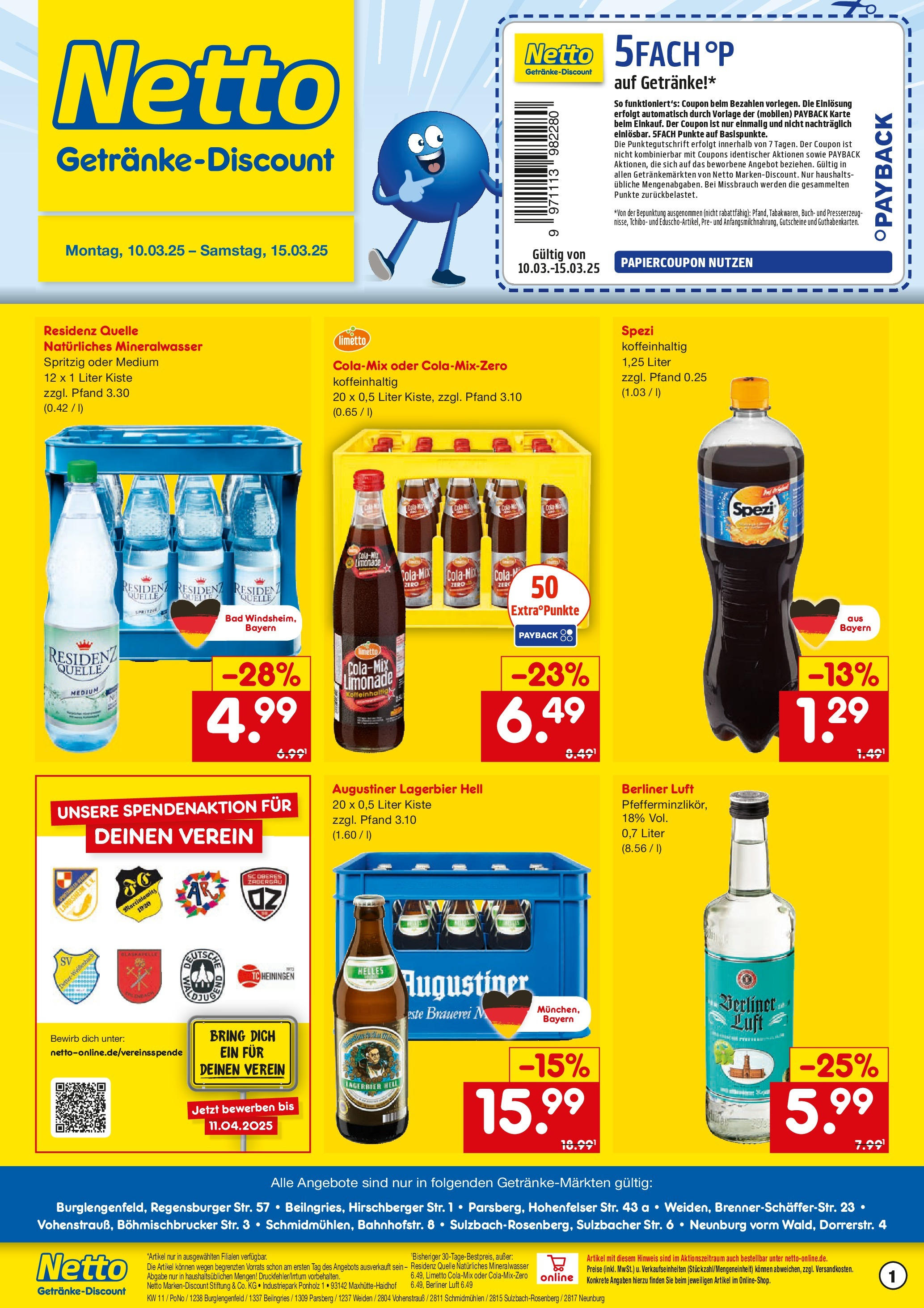 Netto Marken-Discount Netto: Getränkeangebote (ab 09.03.2025) > Angebote