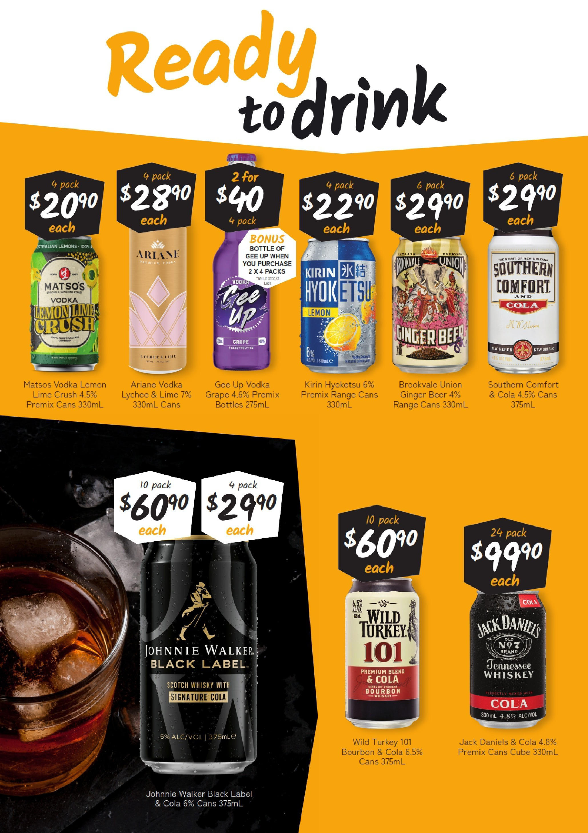 Cellarbrations Catalogue Roma - 10/03/2025 > weekly / monthly specials | Page: 6 | Products: Ginger, Bourbon, Whiskey, Scotch