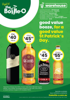 The Bottle-O catalogue - valid from 10.03.2025 | Page: 1 | Products: Whiskey, Wood, Scotch