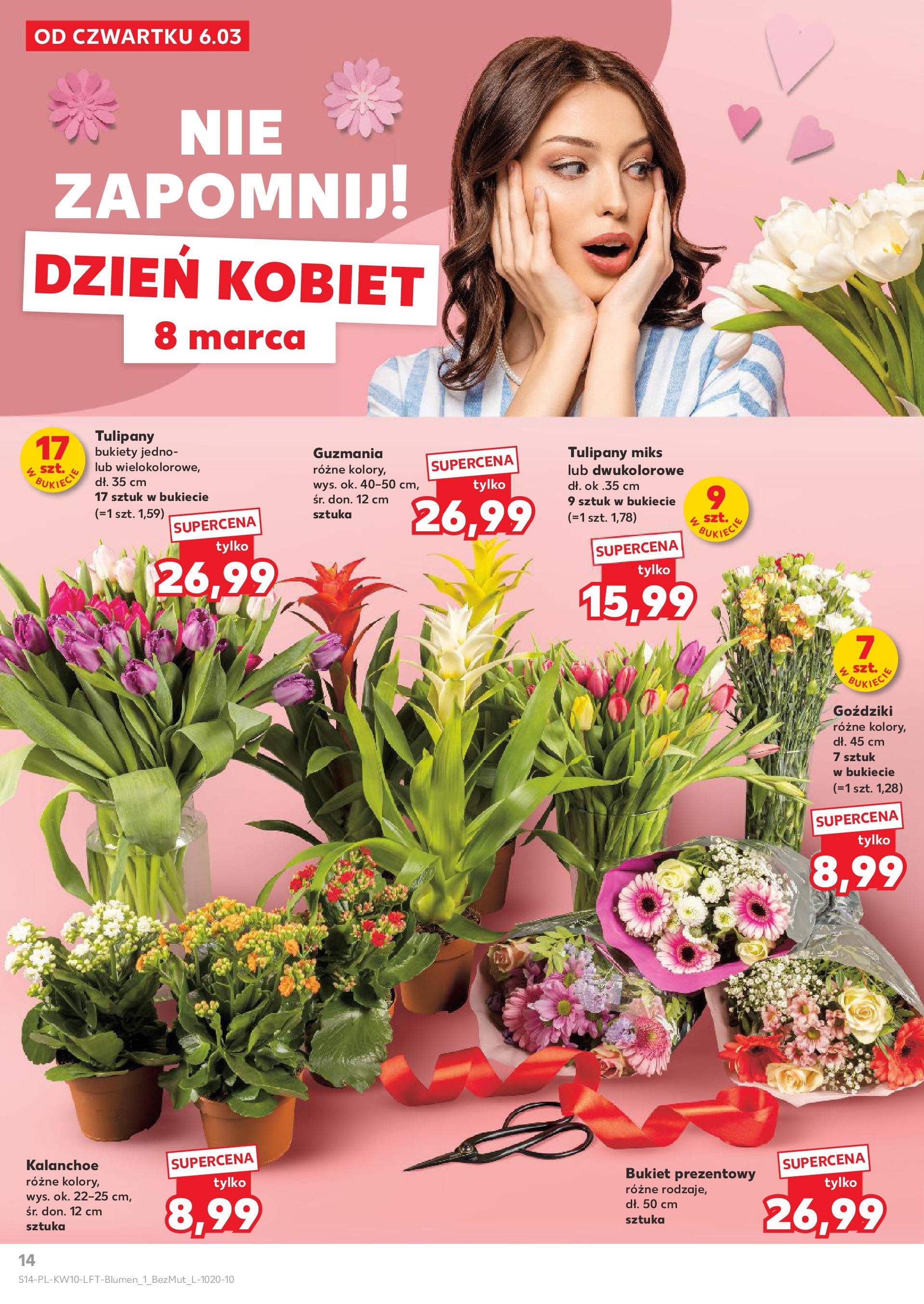 Kaufland gazetka od 06.03.2025 - od jutra PDF | Strona: 14 | Produkty: Barbie, Perfumy, Czekolada, Body