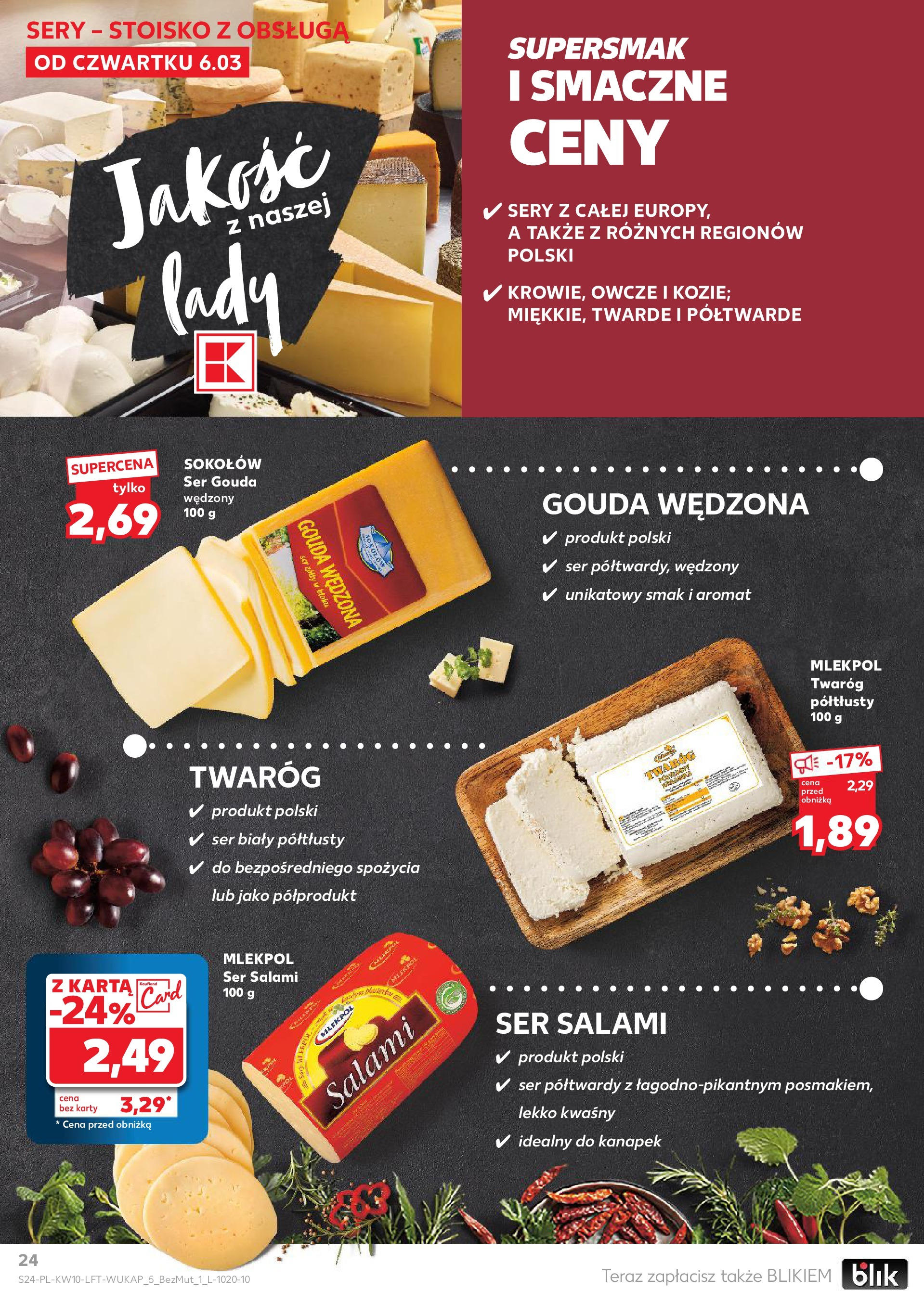 Kaufland gazetka od 06.03.2025 - od jutra PDF | Strona: 24 | Produkty: Pieczywo, Bagietka czosnkowa, Bagietka, Chleb