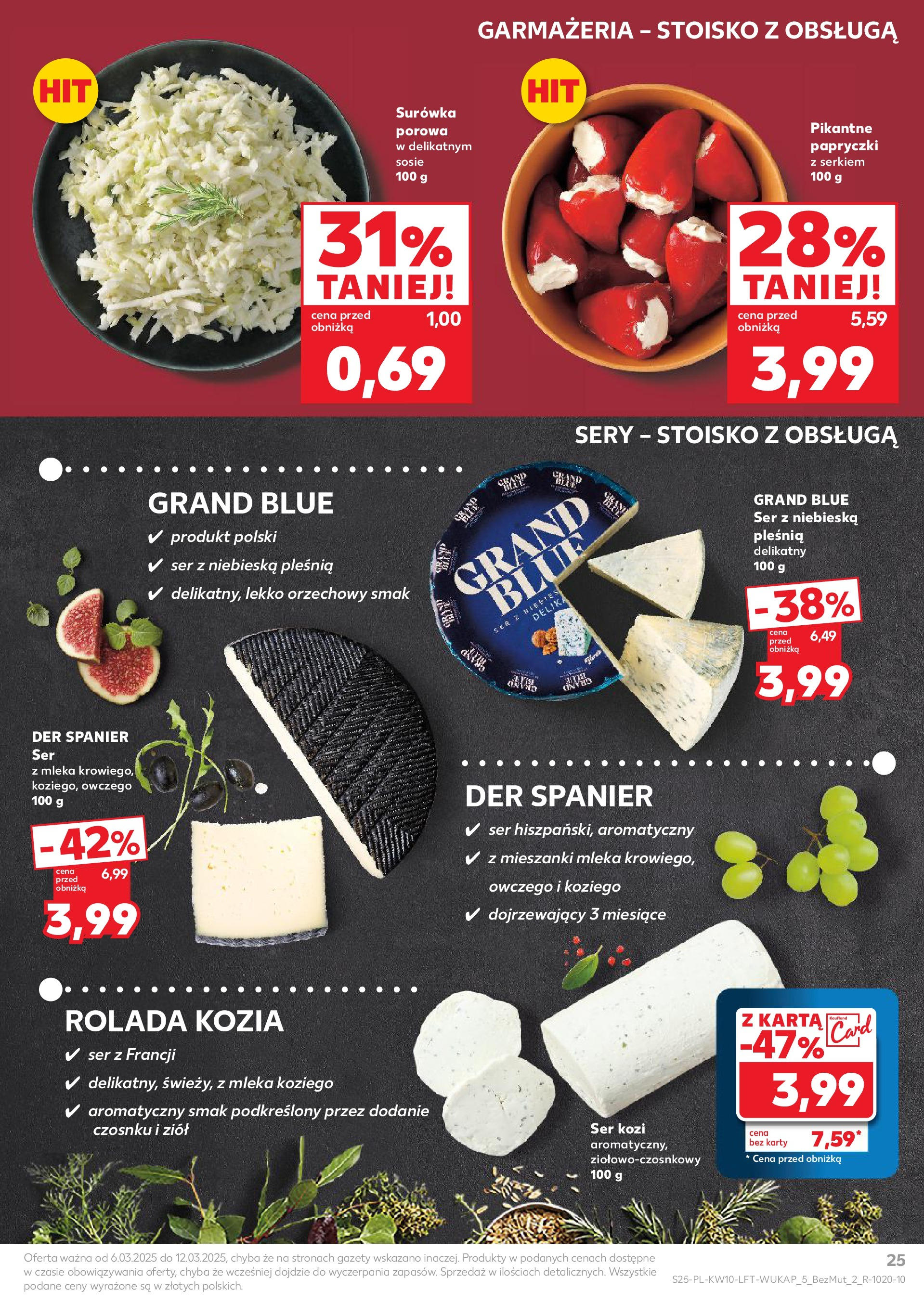 Kaufland gazetka od 06.03.2025 - od jutra PDF | Strona: 25 | Produkty: Karta, Ciasto, Tortilla, Chleb