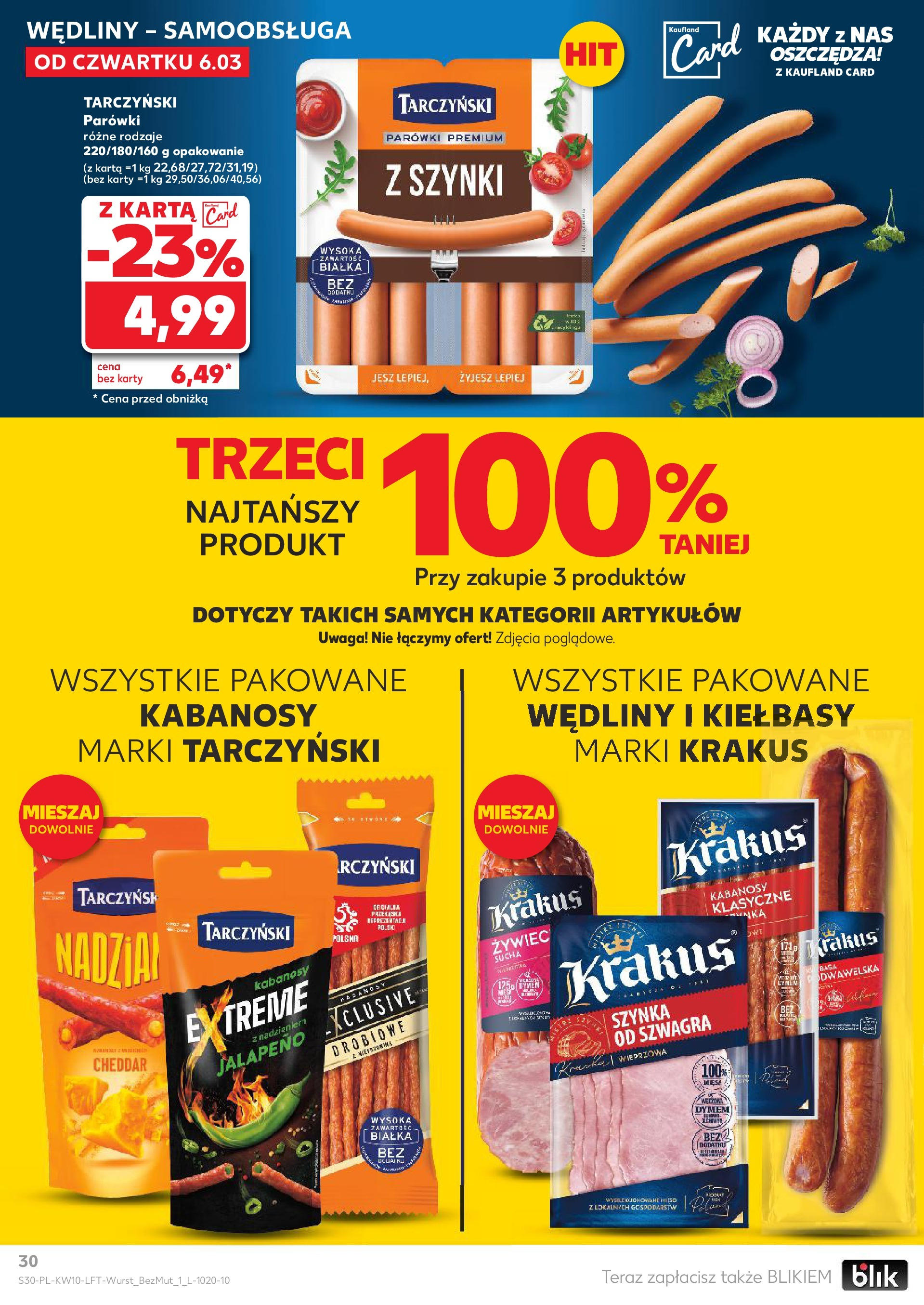 Kaufland gazetka od 06.03.2025 - od jutra PDF | Strona: 30 | Produkty: Malina, Jogurt naturalny, Margaryna, Jaja