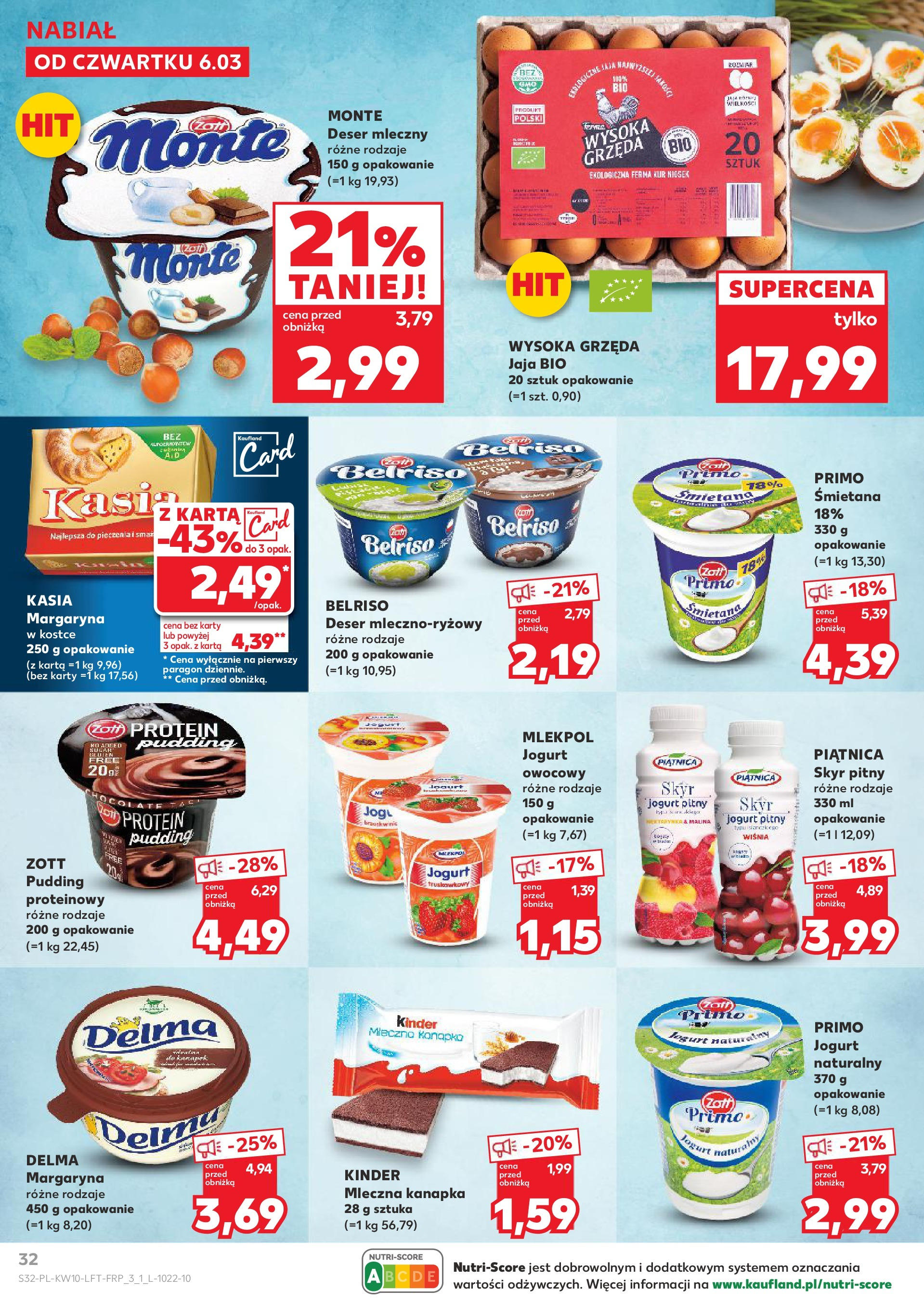 Kaufland gazetka od 06.03.2025 - od jutra PDF | Strona: 32 | Produkty: Łosoś wędzony, Ryby, Warzywa, Owoce