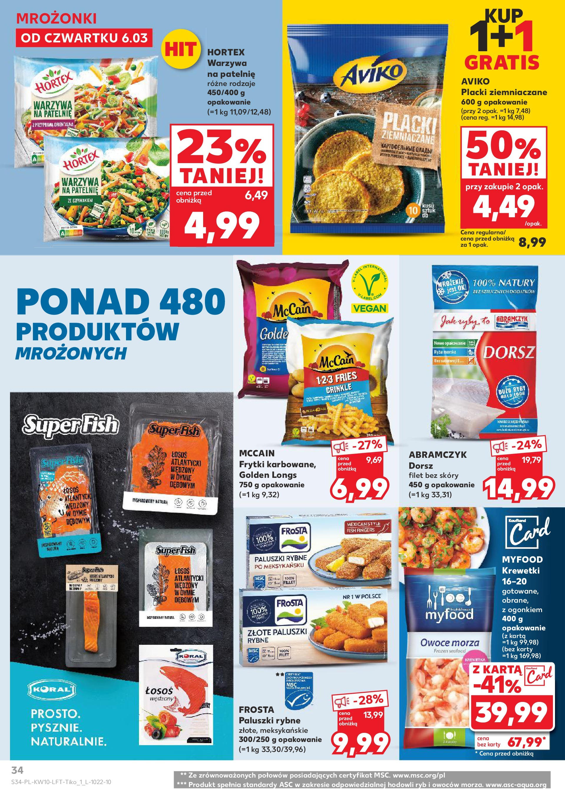 Kaufland gazetka od 06.03.2025 - od jutra PDF | Strona: 34 | Produkty: Kiełbasa, Top, Serek, Twarożek