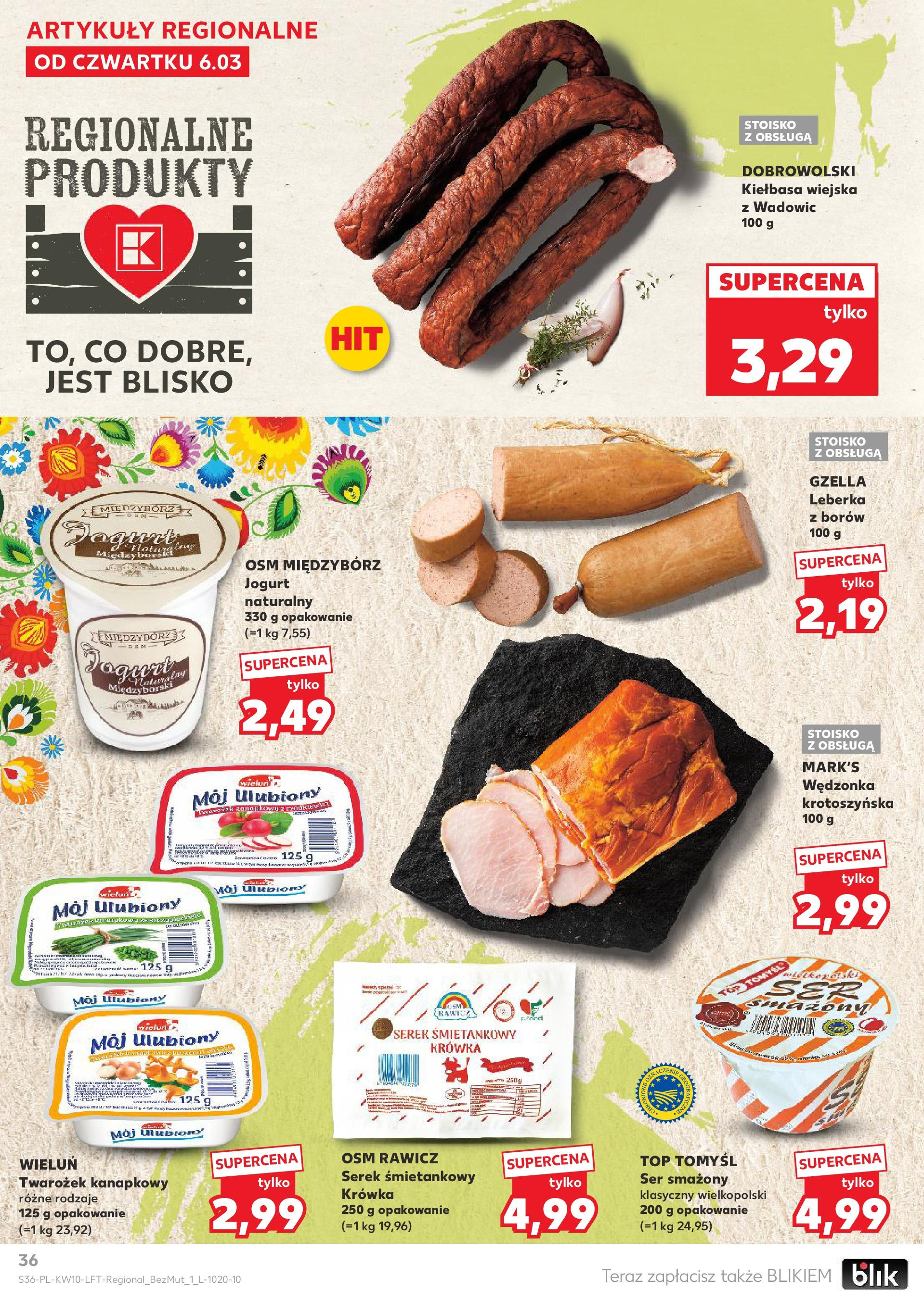 Kaufland gazetka od 06.03.2025 - od jutra PDF | Strona: 36 | Produkty: Czosnek, Ketchup, Kukurydza słodka, Babeczki