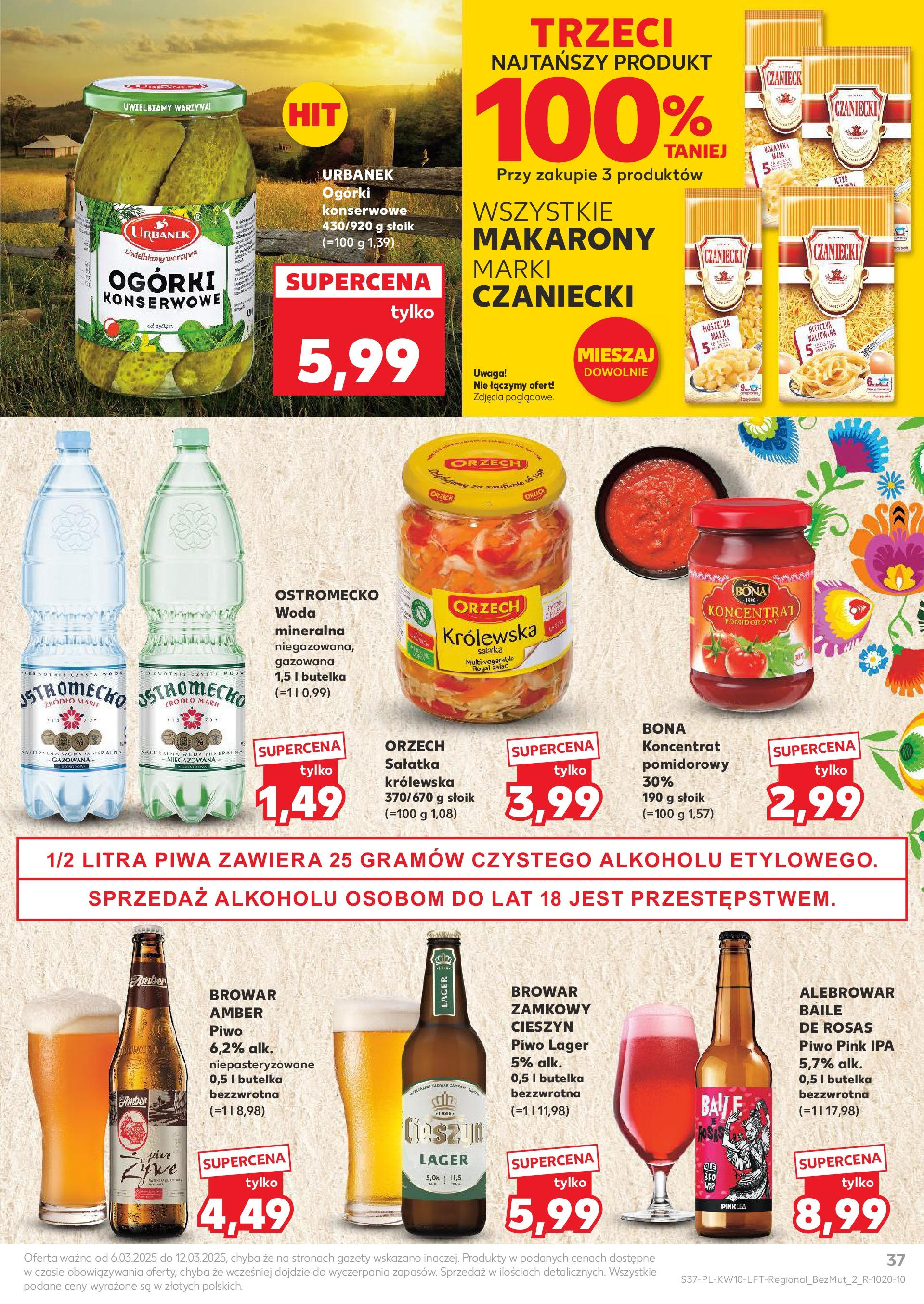 Kaufland gazetka od 06.03.2025 - od jutra PDF | Strona: 37 | Produkty: Karta, Herbata liściasta, Tchibo, Melisa