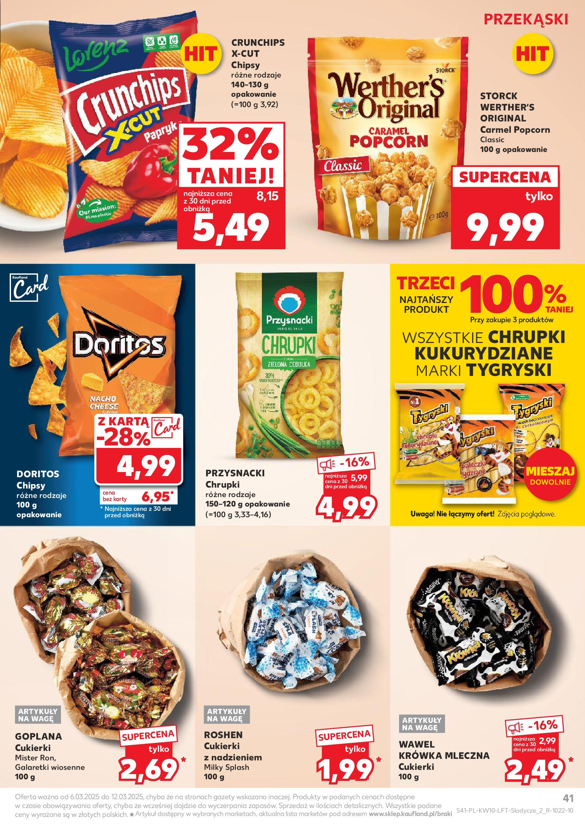 Kaufland gazetka od 06.03.2025 - od jutra PDF | Strona: 41 | Produkty: Smoothie, Porzeczka, Kombucha, Marchewka