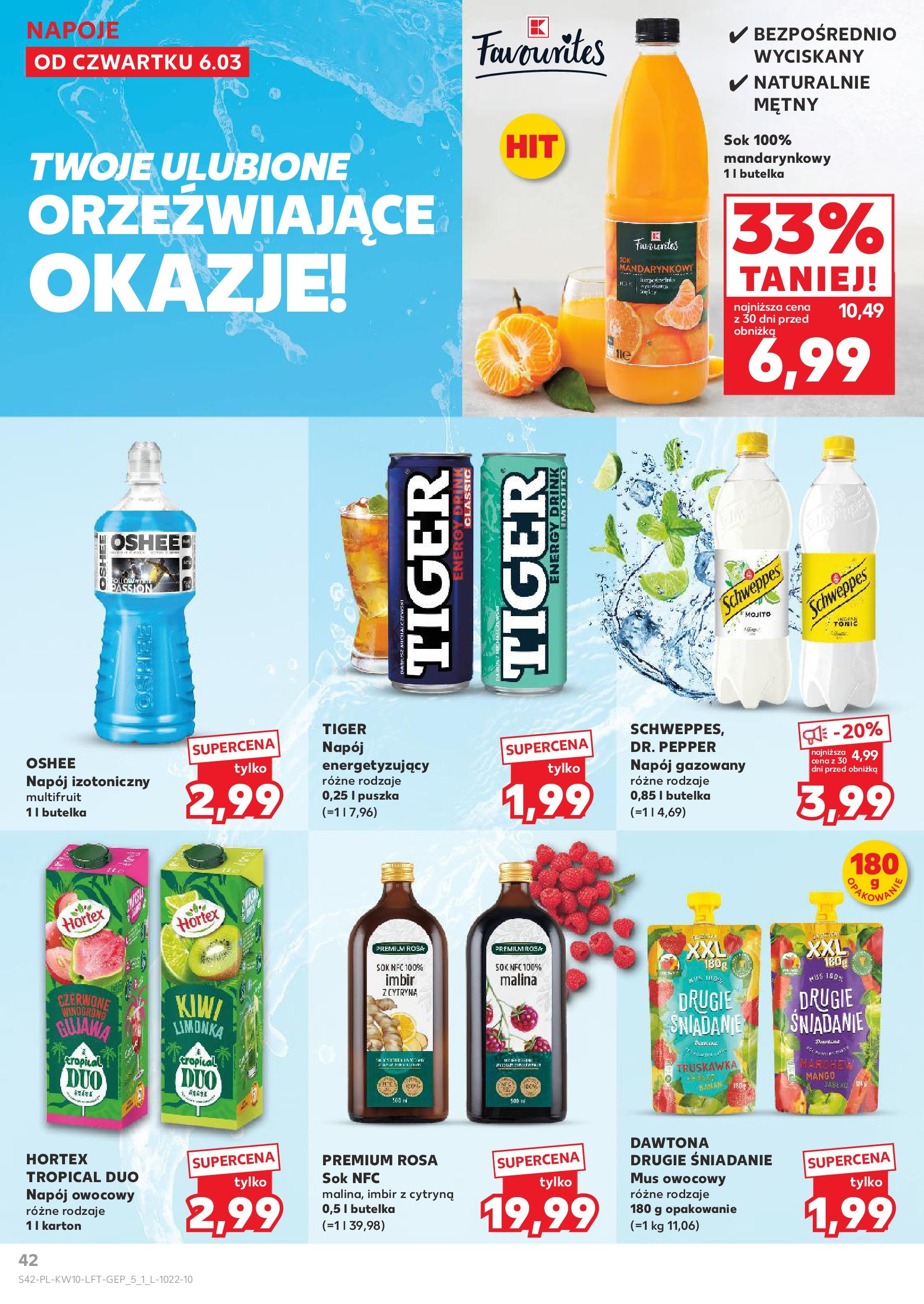 Kaufland gazetka od 06.03.2025 - od jutra PDF | Strona: 42 | Produkty: Piwo