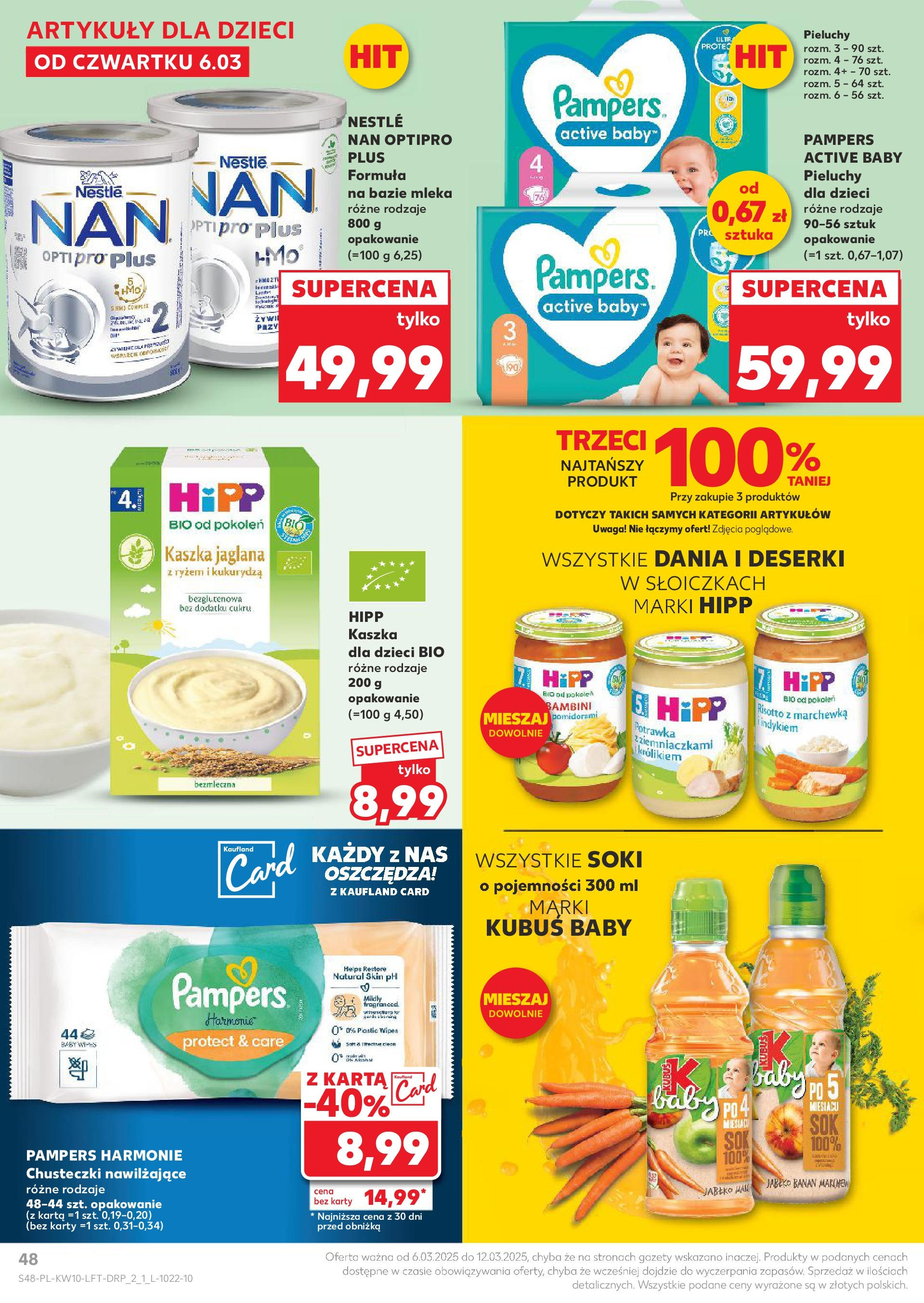 Kaufland gazetka od 06.03.2025 - od jutra PDF | Strona: 48 | Produkty: Masło klarowane, Mleko, Masło, Pomarańcze