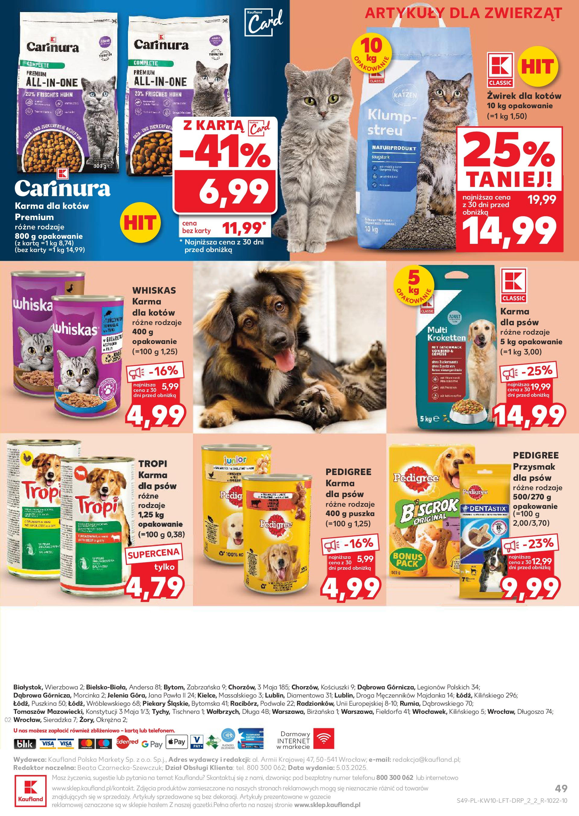 Kaufland gazetka od 06.03.2025 - od jutra PDF | Strona: 49 | Produkty: Cukinia, Półka, Nasiona, Cebule