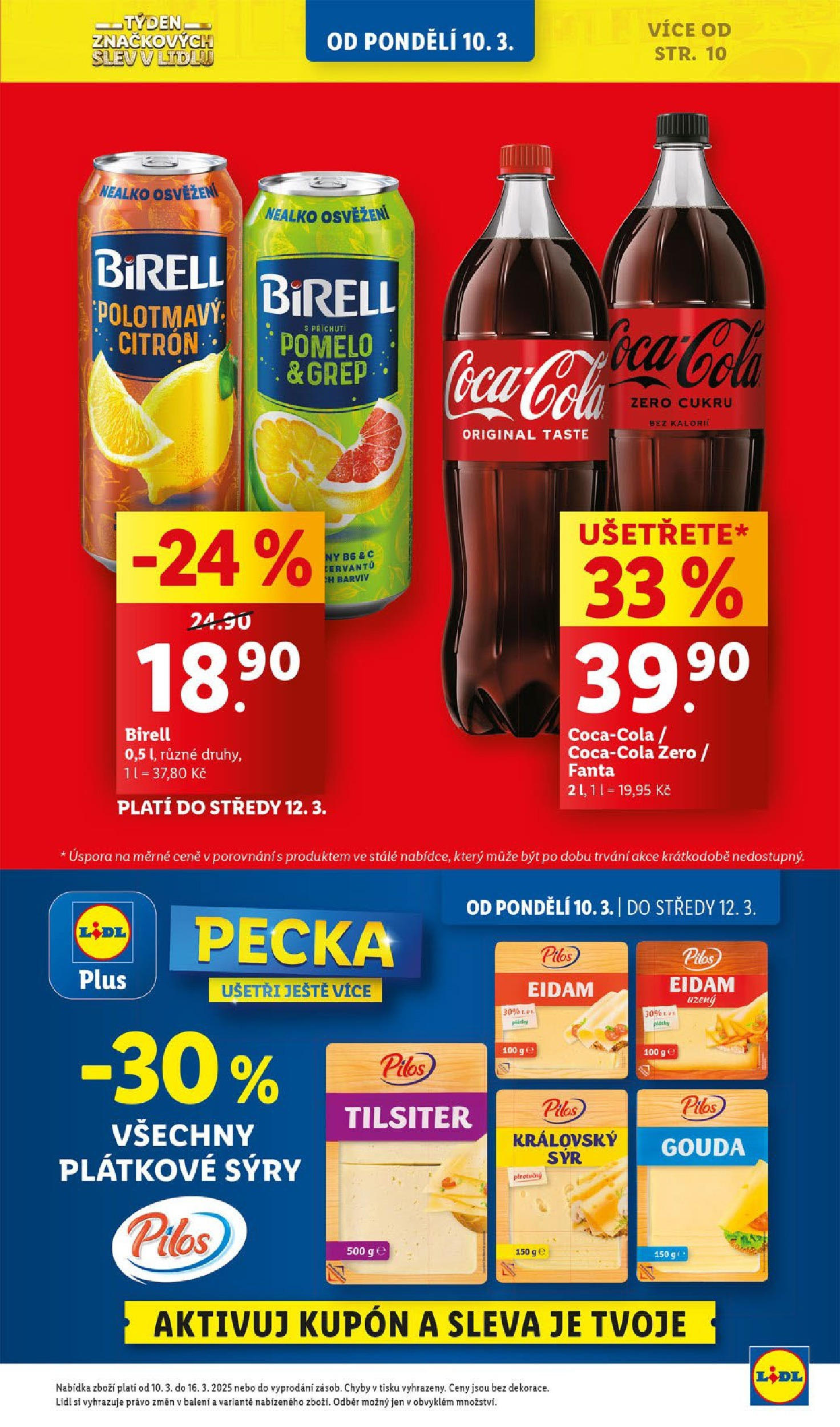 Lidl leták od 11.03.2025 - Nový akční leták | Strana: 3 | Produkty: Pomelo, Fanta, Eidam, Citron