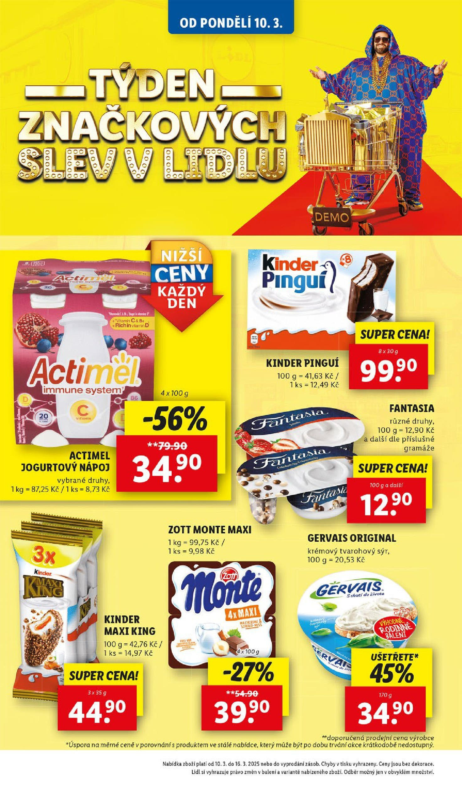 Lidl leták od 11.03.2025 - Nový akční leták | Strana: 18 | Produkty: Maxi king, Vitamin D, Kinder Pinguí, Kinder