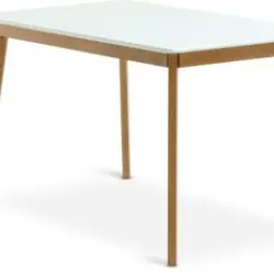 JYSK Masă JEGIND 80x130 alb/natur