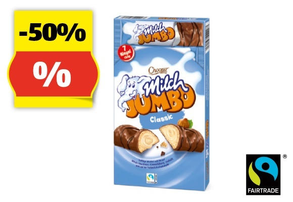 CHOCEUR Milch-Jumboriegel, 150 g