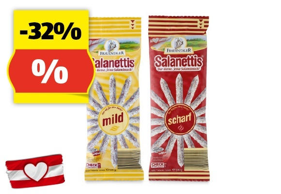 GENUSS 100% AUS ÖSTERREICH Salanettis, 100 g