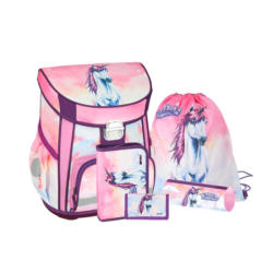 SPIRIT Schultaschen-Set Vision Einhorn 5-teilig rosa