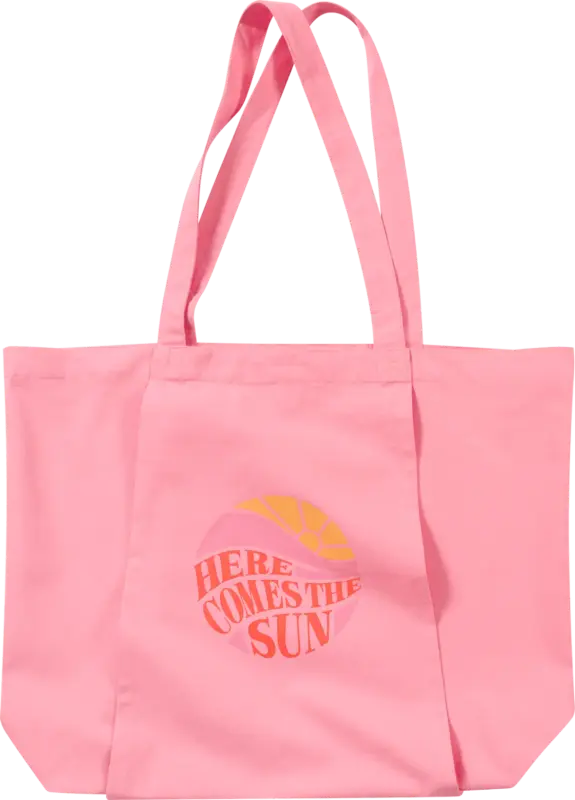 Vito & Joe Strand-/Badetasche "HERE COMES THE SUN", rosa