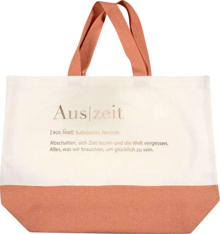 Vito & Joe Strand-/Badetasche "Auszeit", metallic Definition