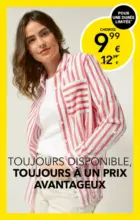 Takko Fashion OFFRE SPÉCIALE! CHEMISES POUR SEULEMENT €9,99 - au 31.03.2025