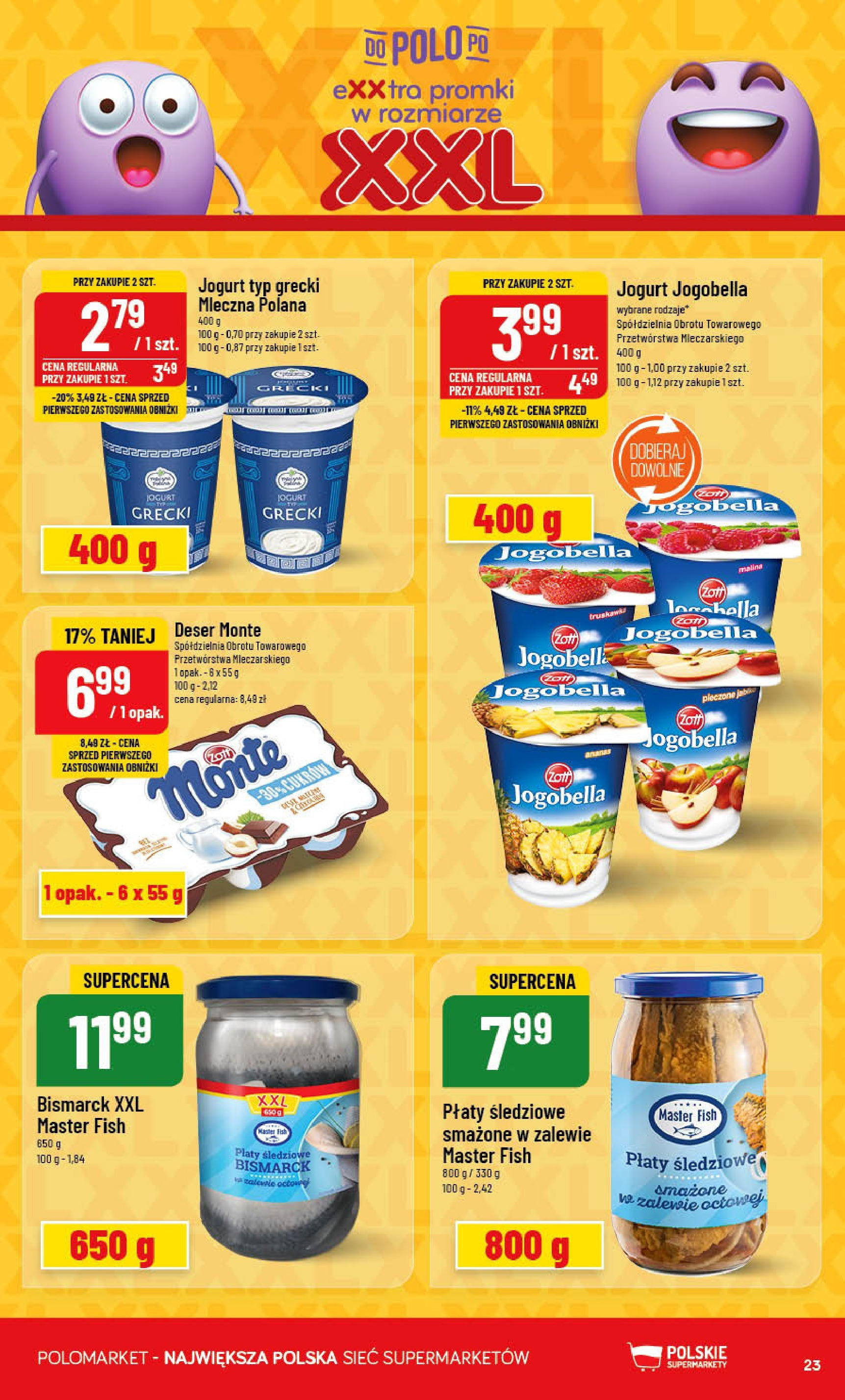 POLOmarket gazetka od jutra (12.03.2025) - Nowa PDF | Strona: 23 | Produkty: Jogurt