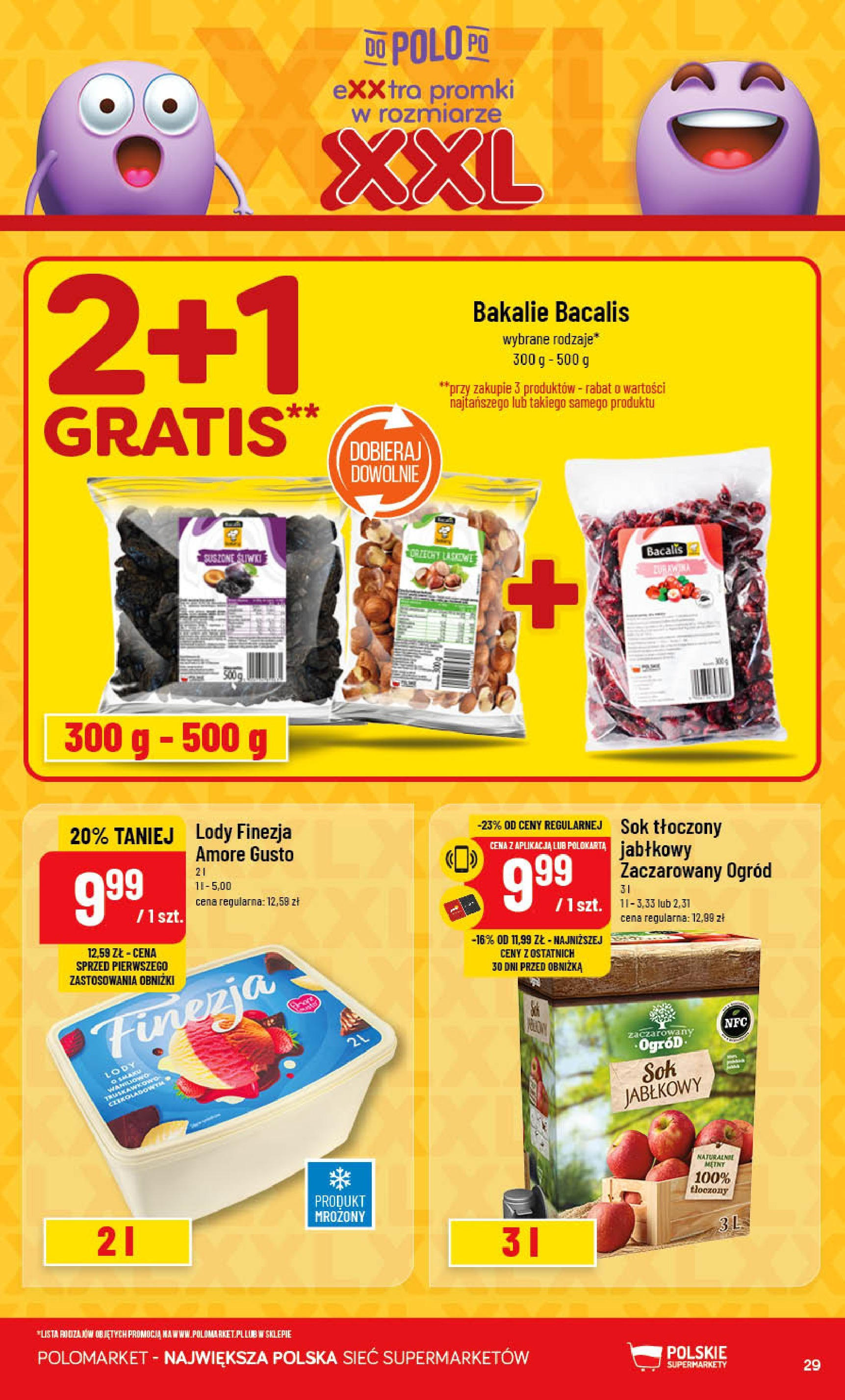 POLOmarket gazetka od jutra (12.03.2025) - Nowa PDF | Strona: 29 | Produkty: Sok, Lody