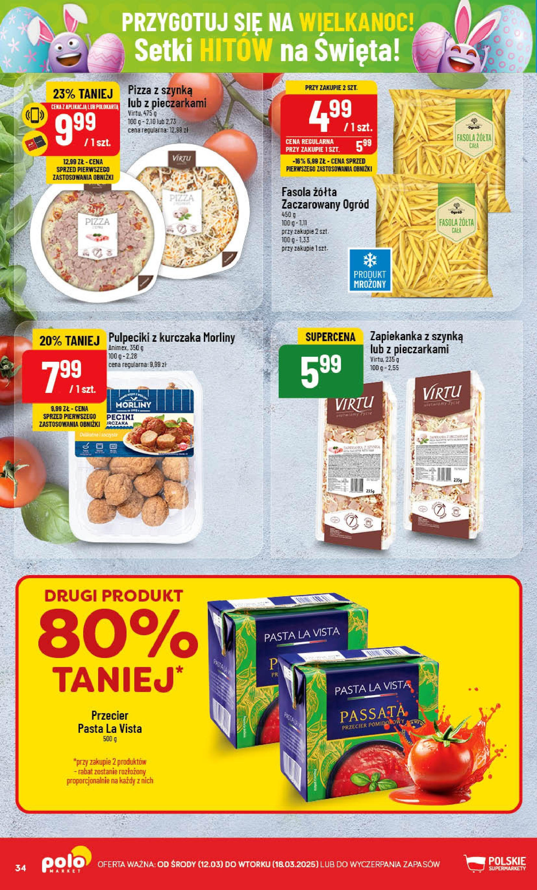 POLOmarket gazetka od jutra (12.03.2025) - Nowa PDF | Strona: 34 | Produkty: Zapiekanka, Szynka, Pizza