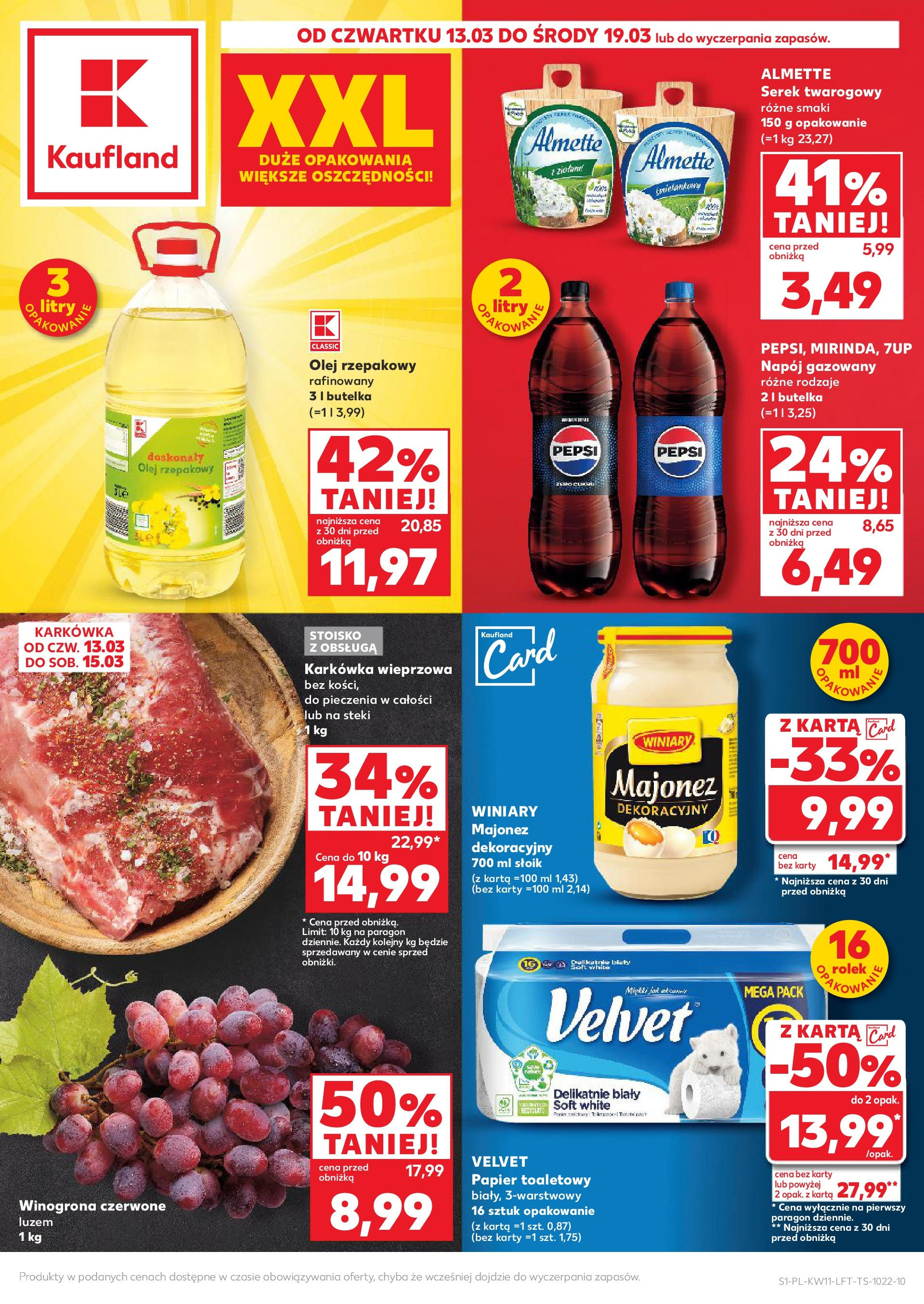 KAUFLAND gazetka promocyjna 13.03.2025 - Promocje - Numer strony 1